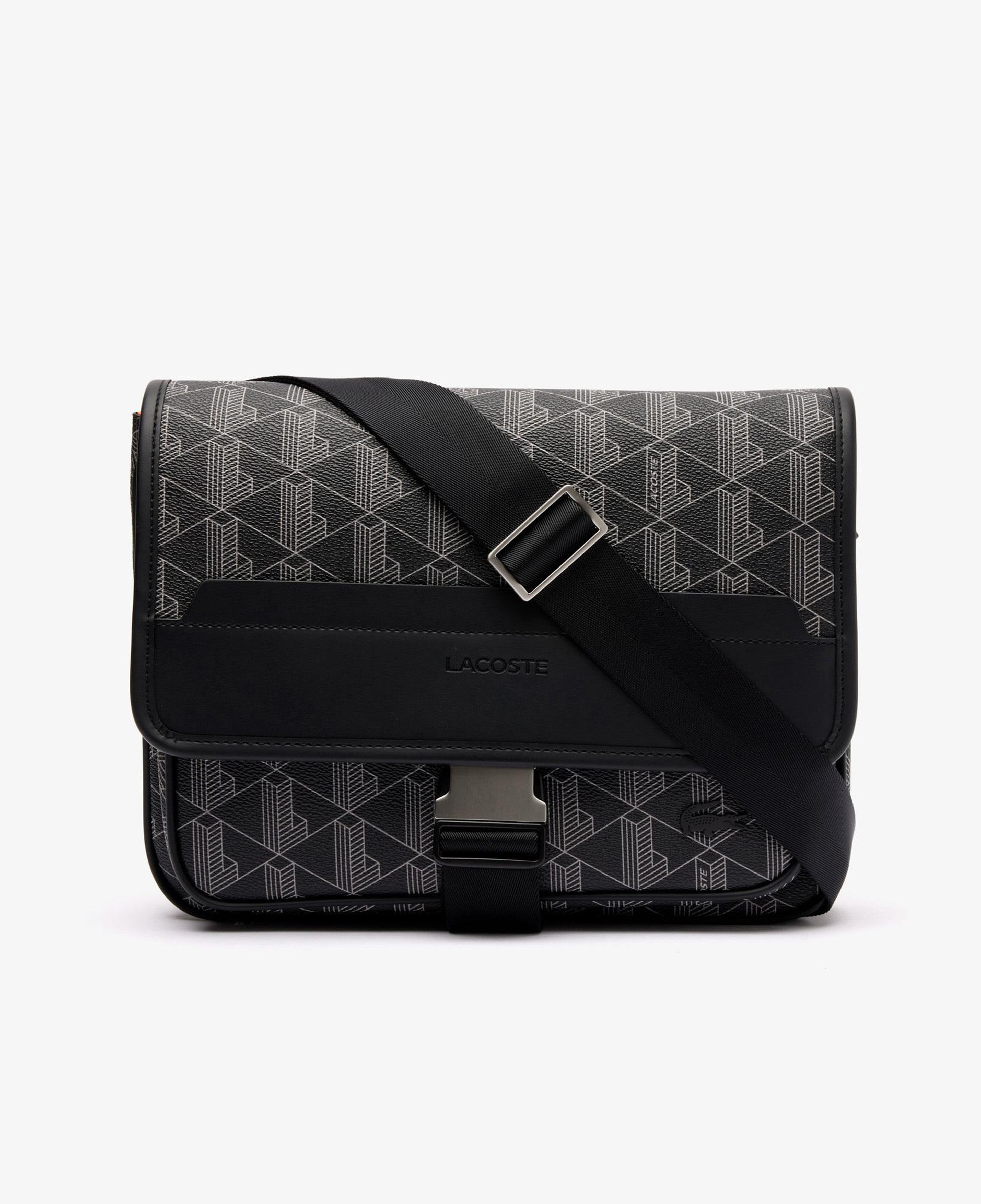 The Blend Erkek Monogram Siyah Postacı Çantası
