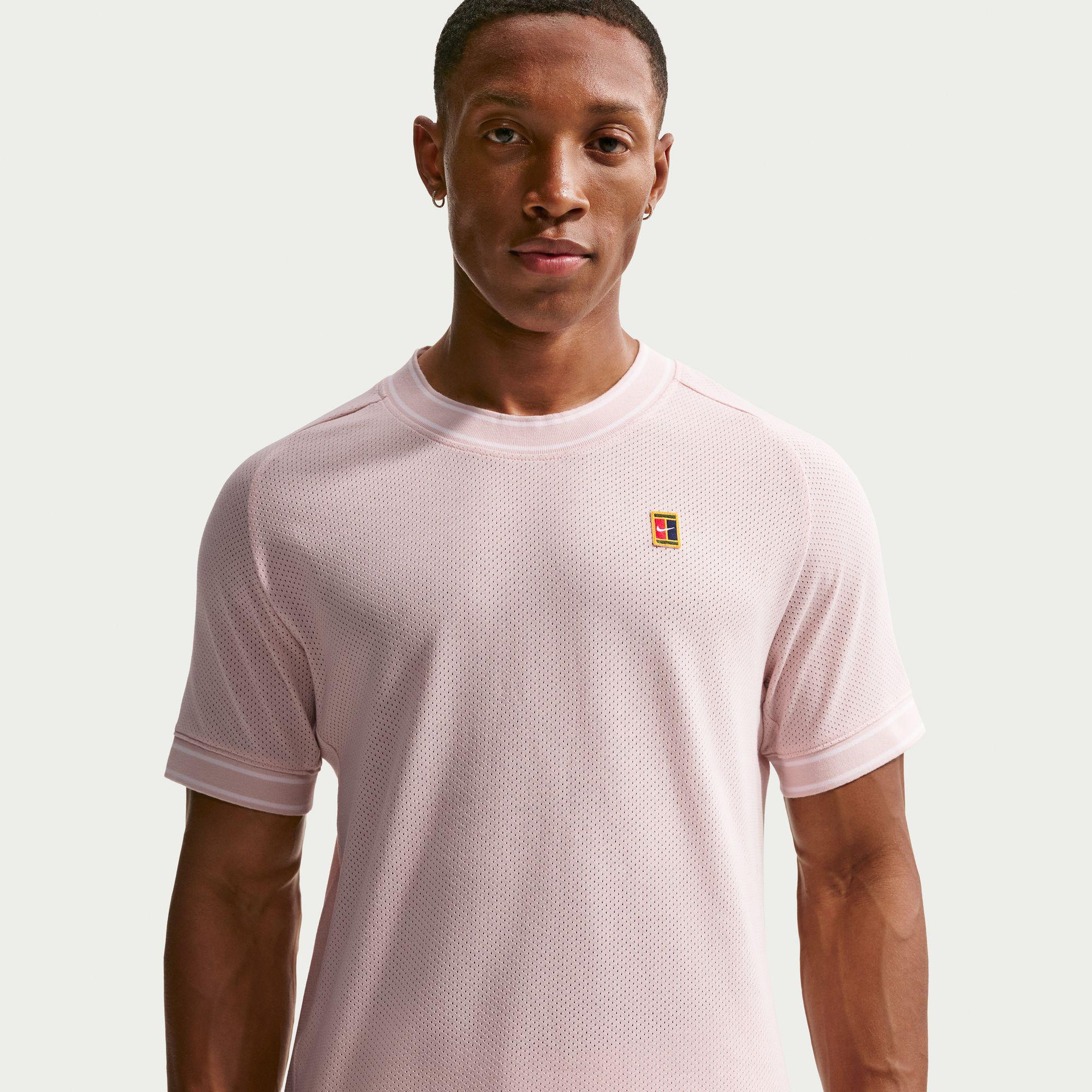 Nike Court Heritage Erkek Pembe T-Shirt