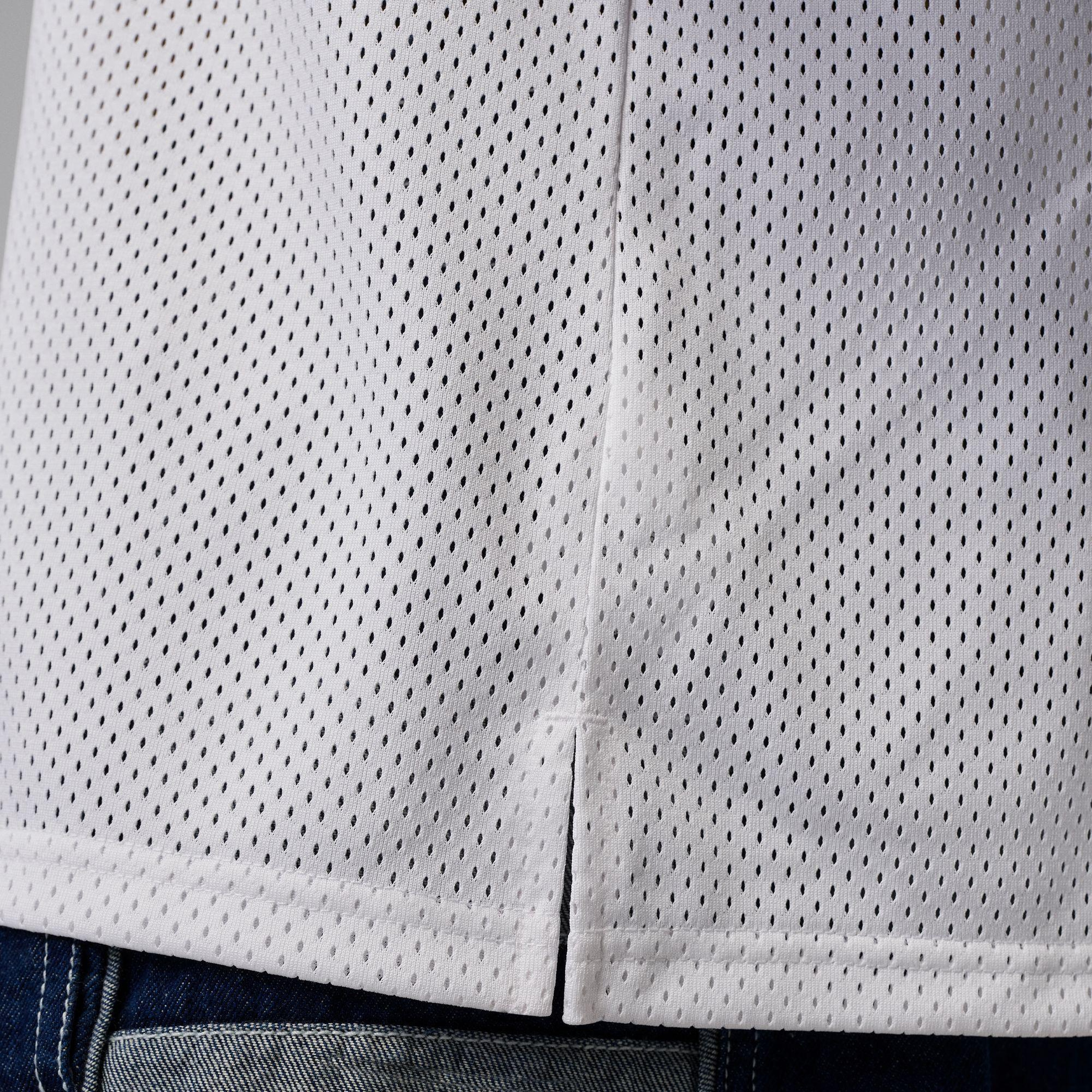 Jordan Brooklyn Mesh Jersey Erkek Beyaz Kolsuz T-Shirt