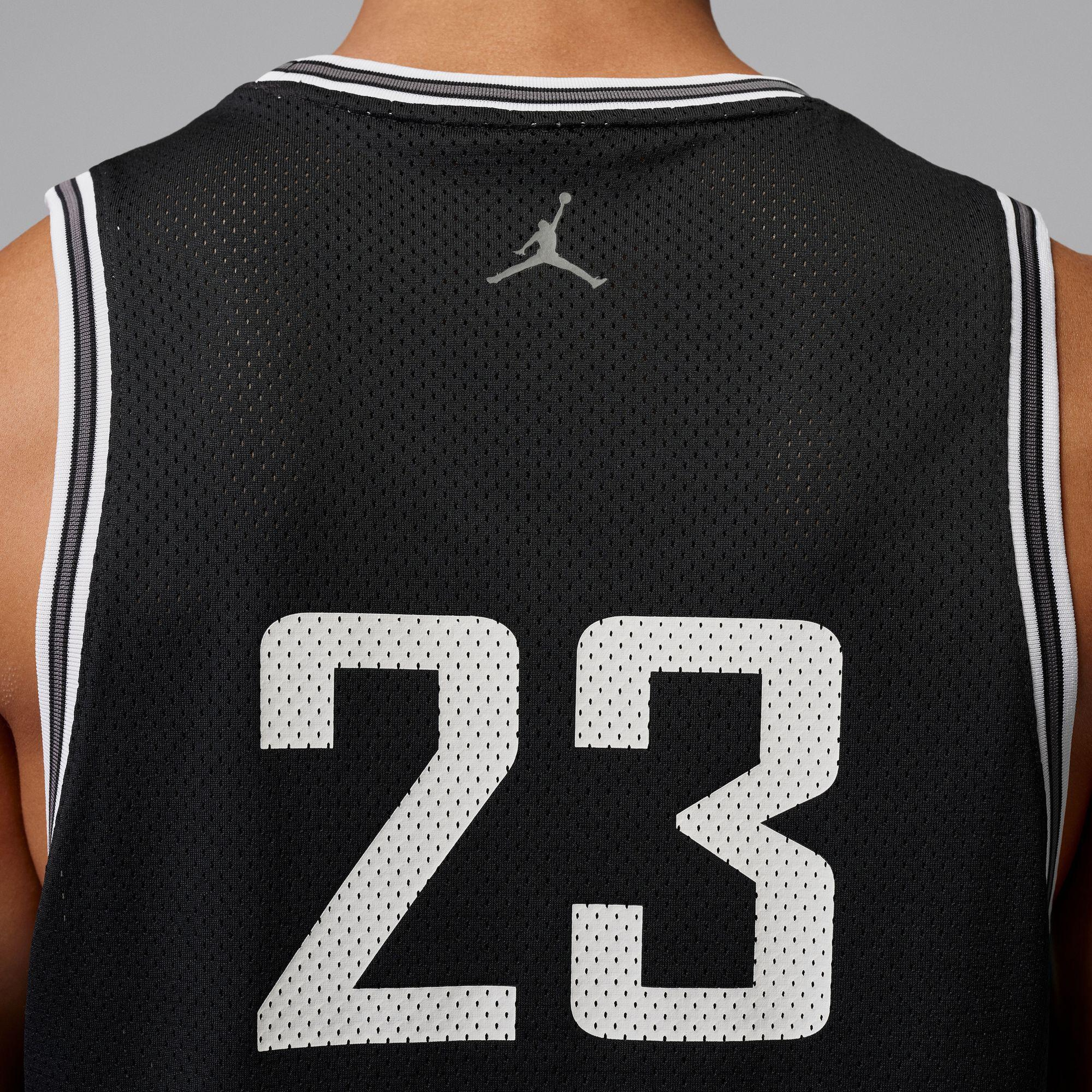 Jordan Brooklyn Mesh Jersey Erkek Siyah Kolsuz T-Shirt