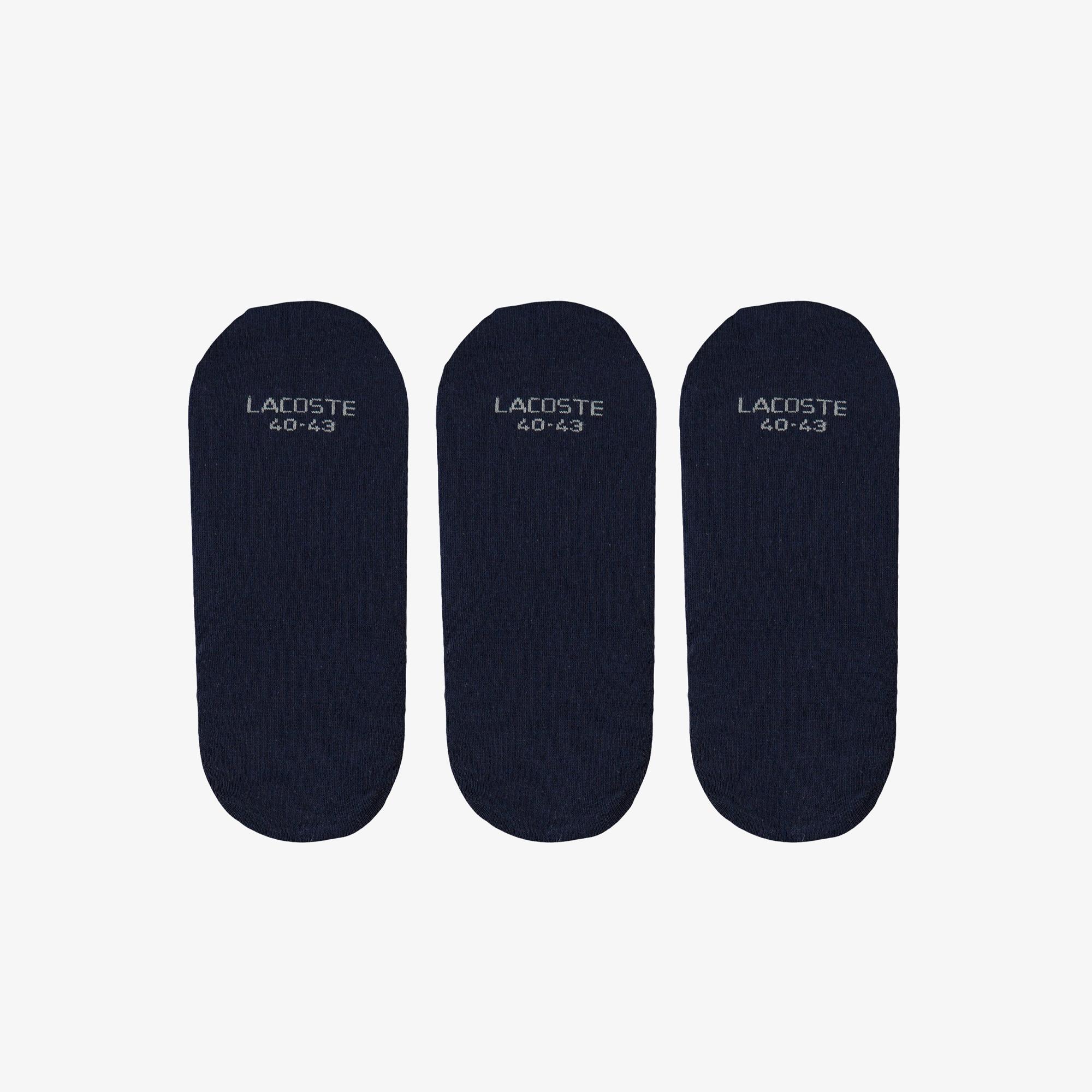 Lacoste Unisex 3'lü Lacivert Çorap