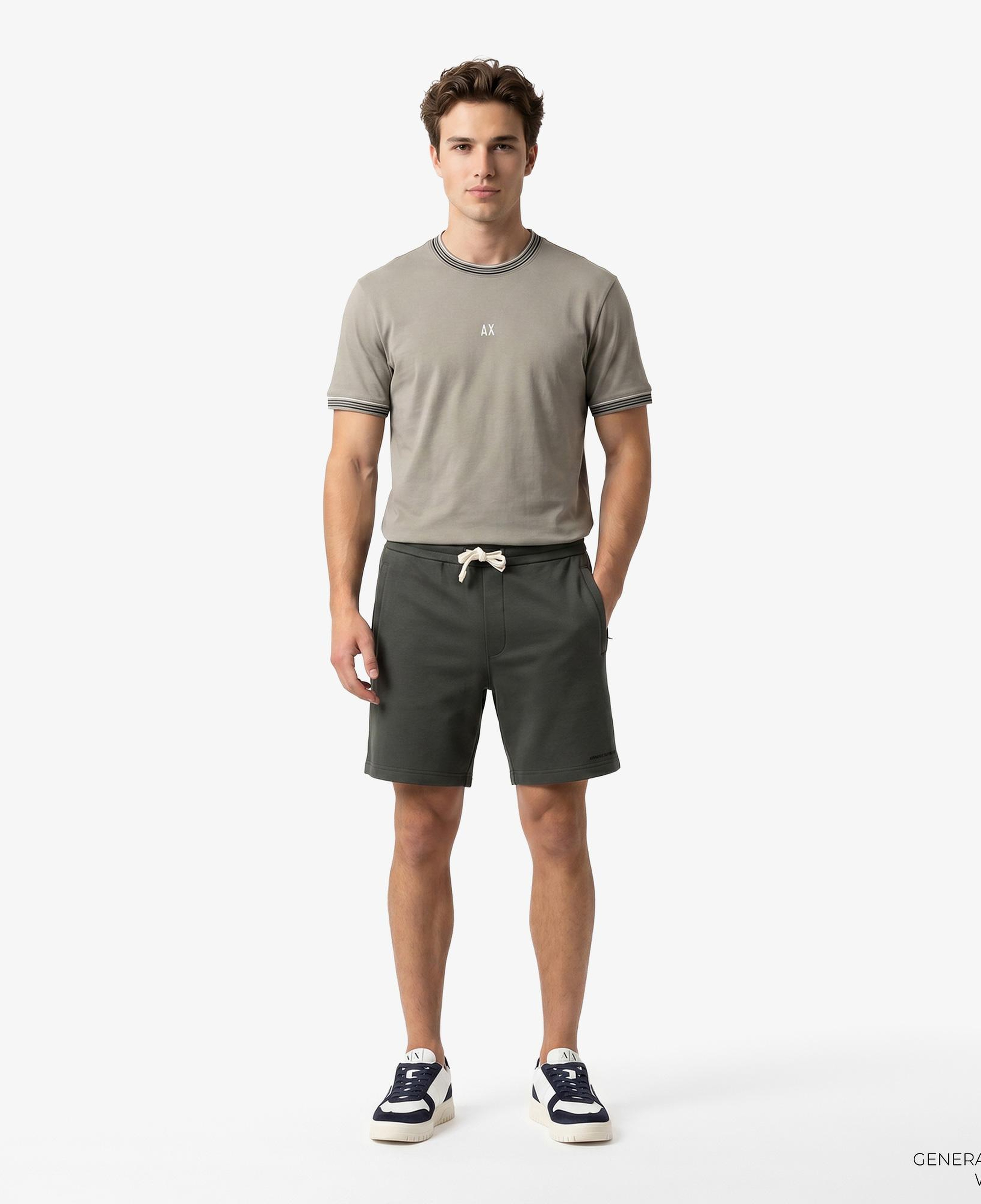 Armani Exchange Erkek Bej T-Shirt