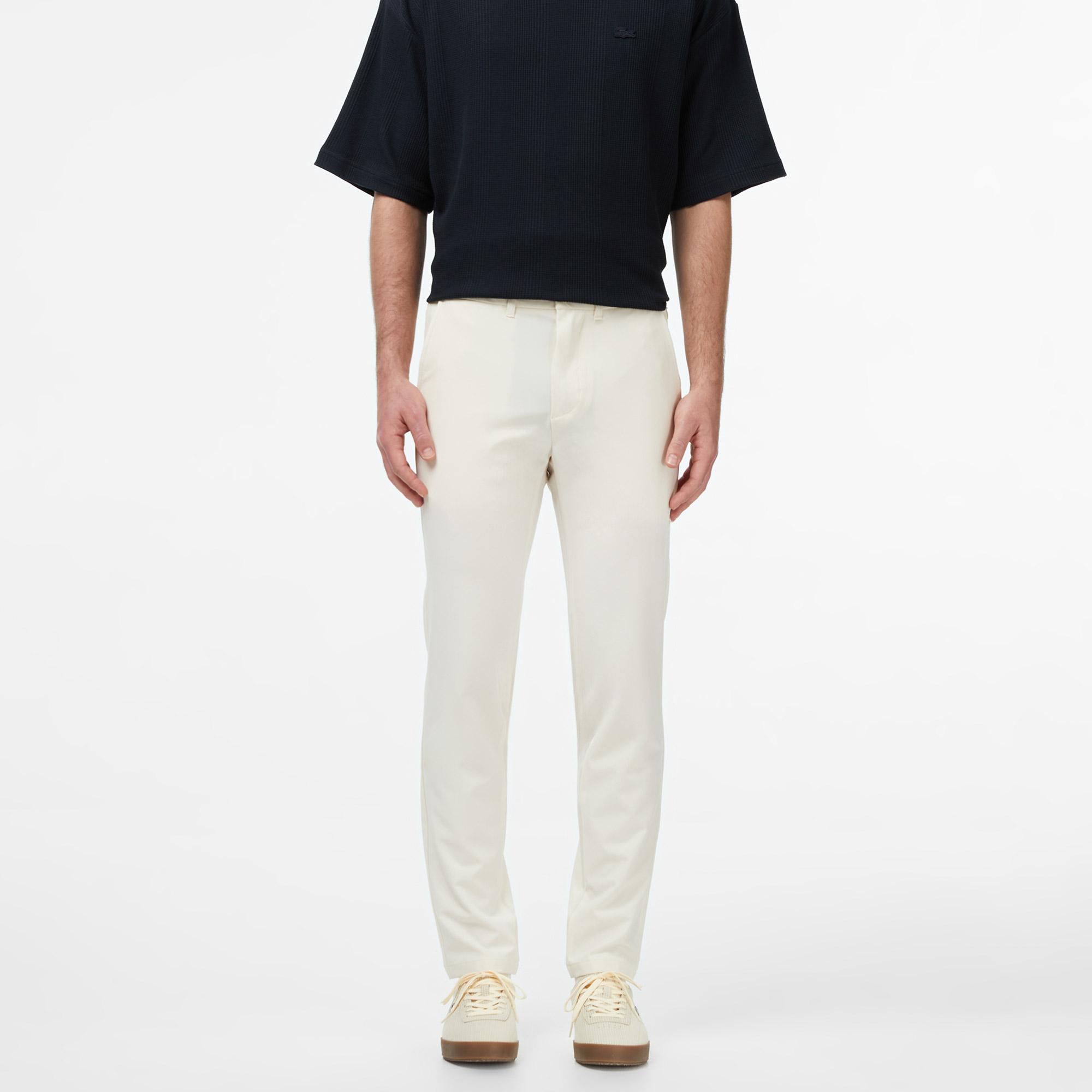 Lacoste Erkek Krem Chino Pantolon