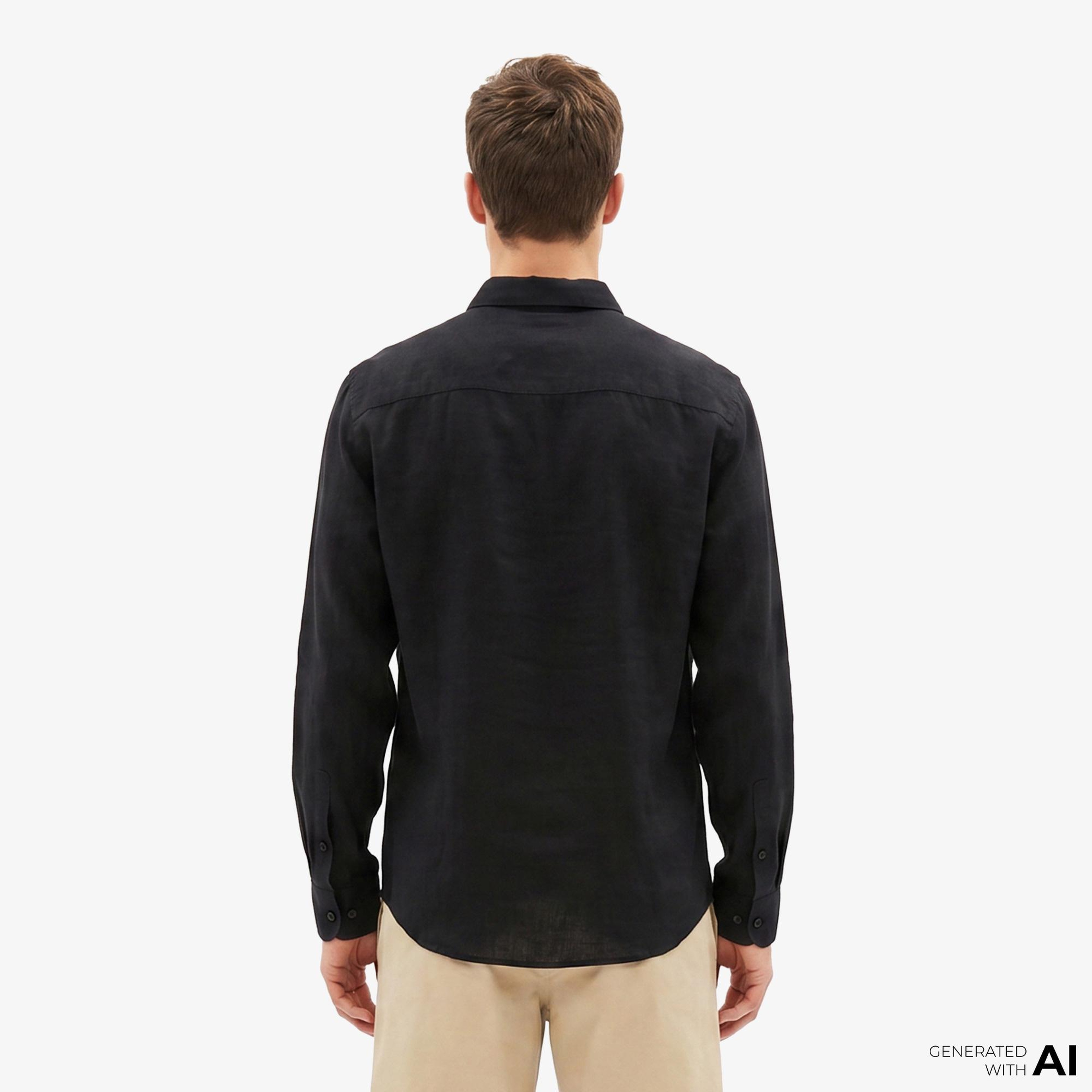 Armani Exchange Erkek Lacivert Gömlek