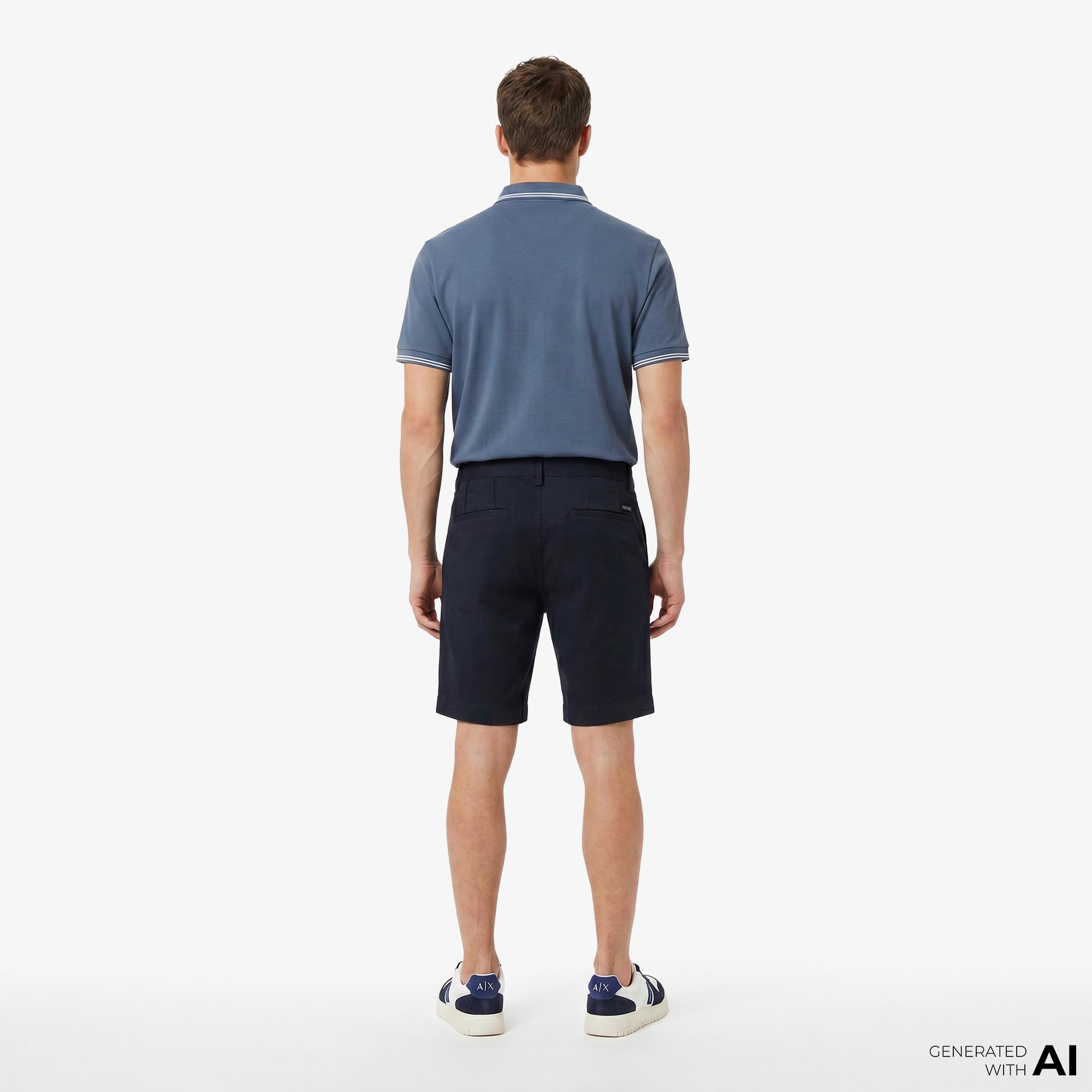 Armani Exchange Erkek Lacivert Şort