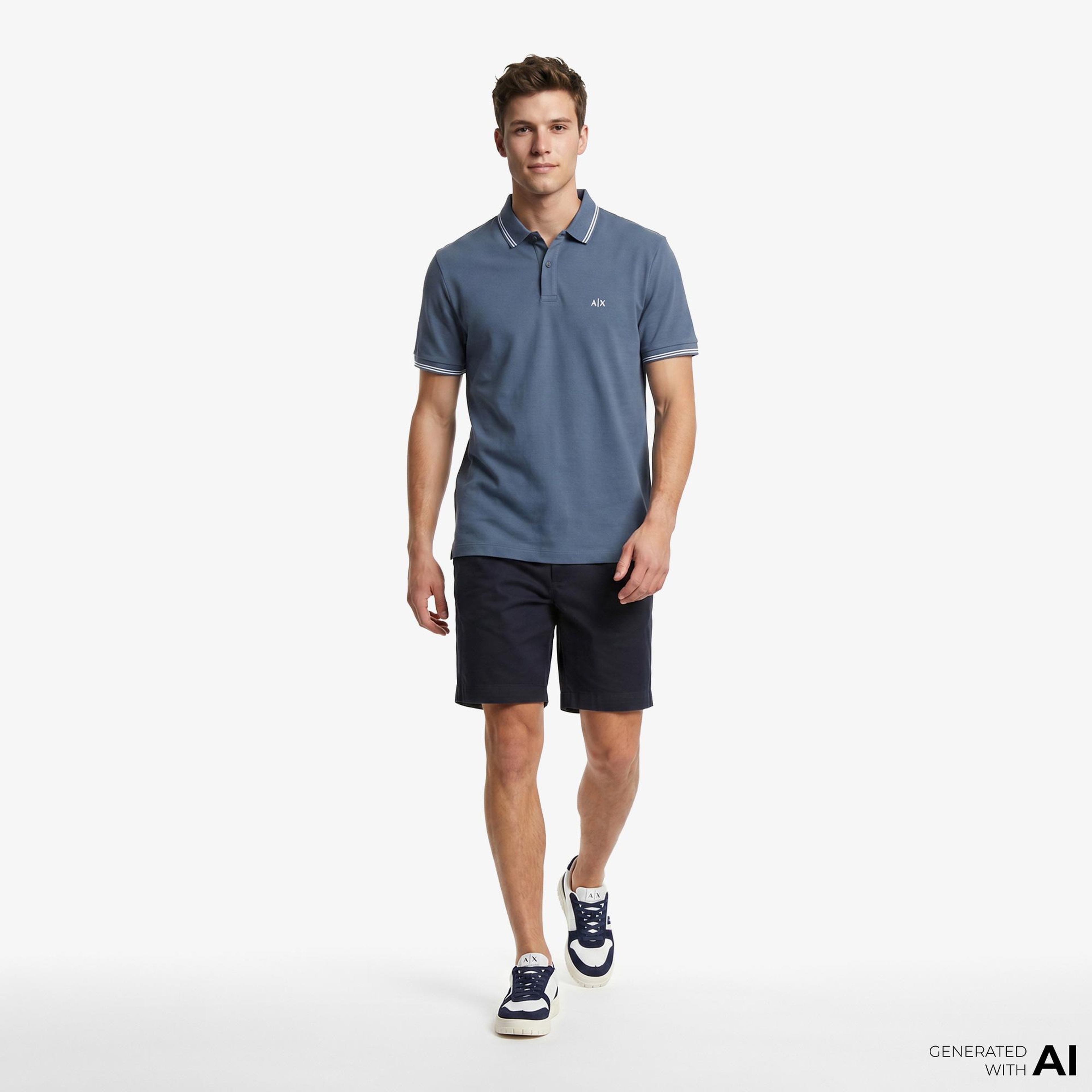 Armani Exchange Erkek Lacivert Şort