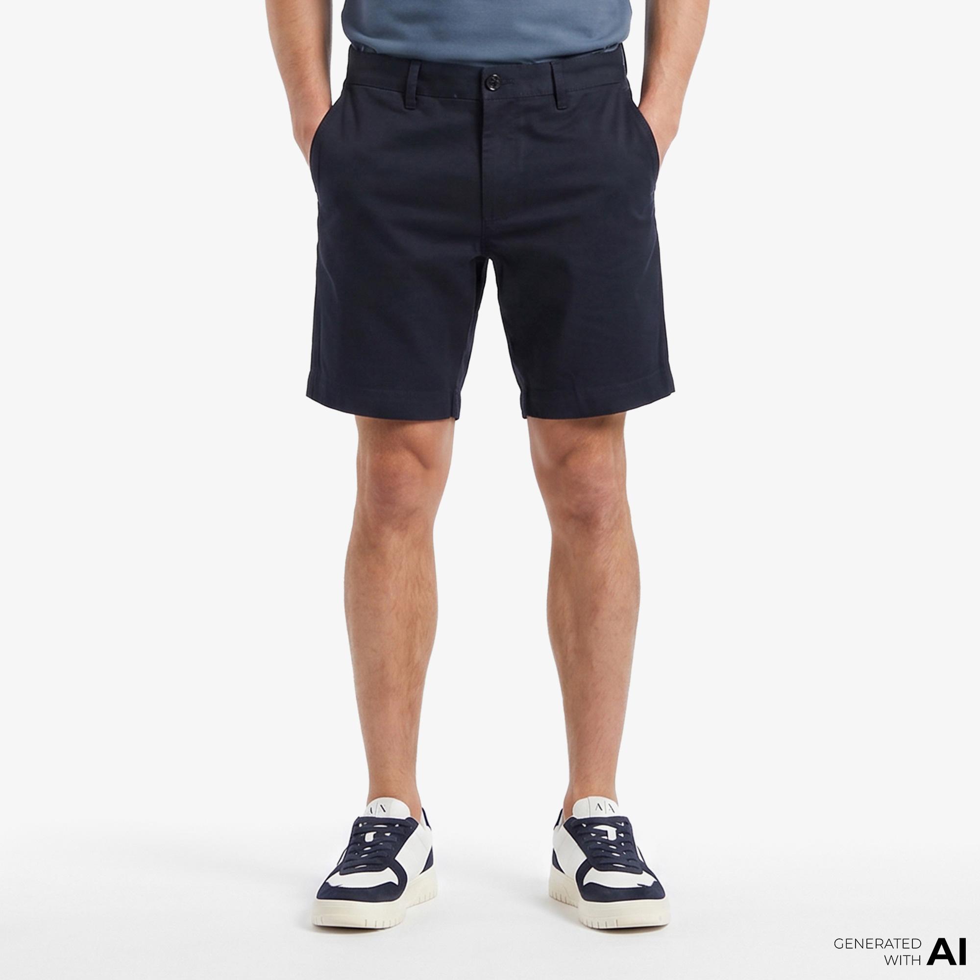 Armani Exchange Erkek Lacivert Şort