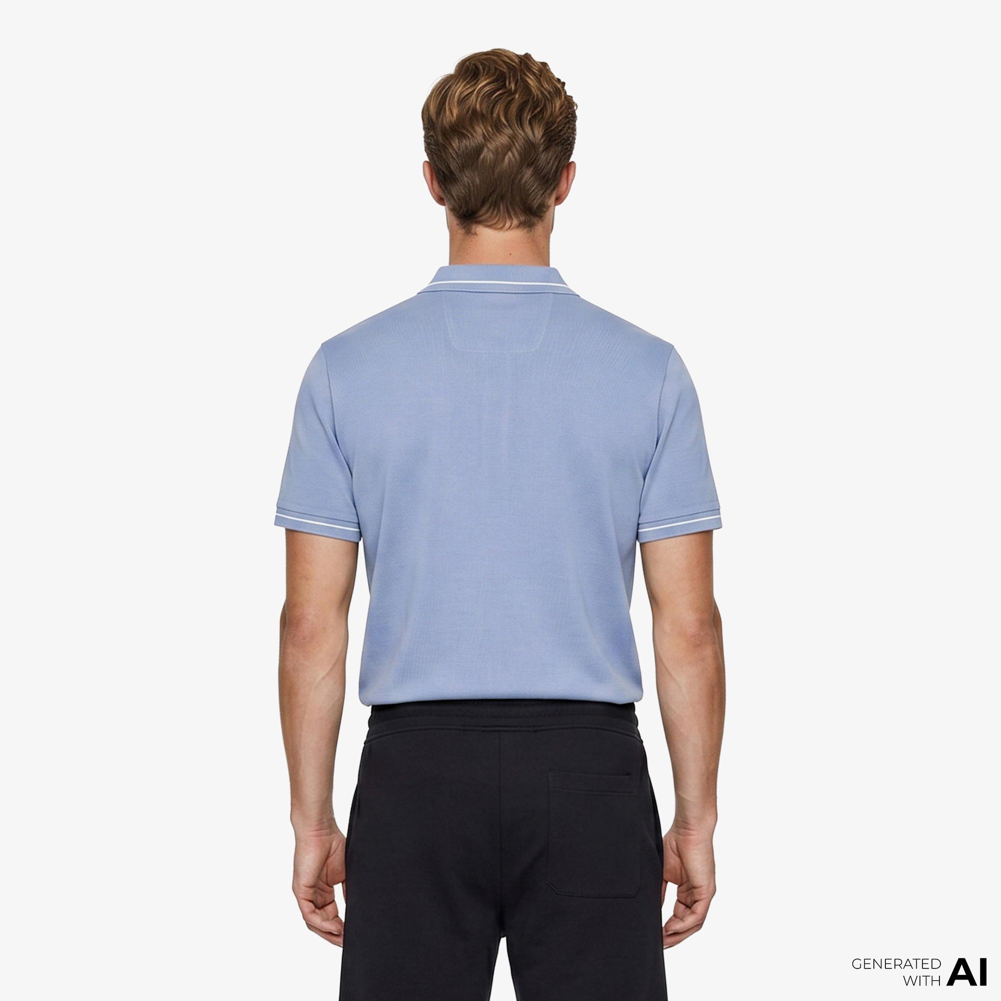 Boss Member Erkek Mavi Polo