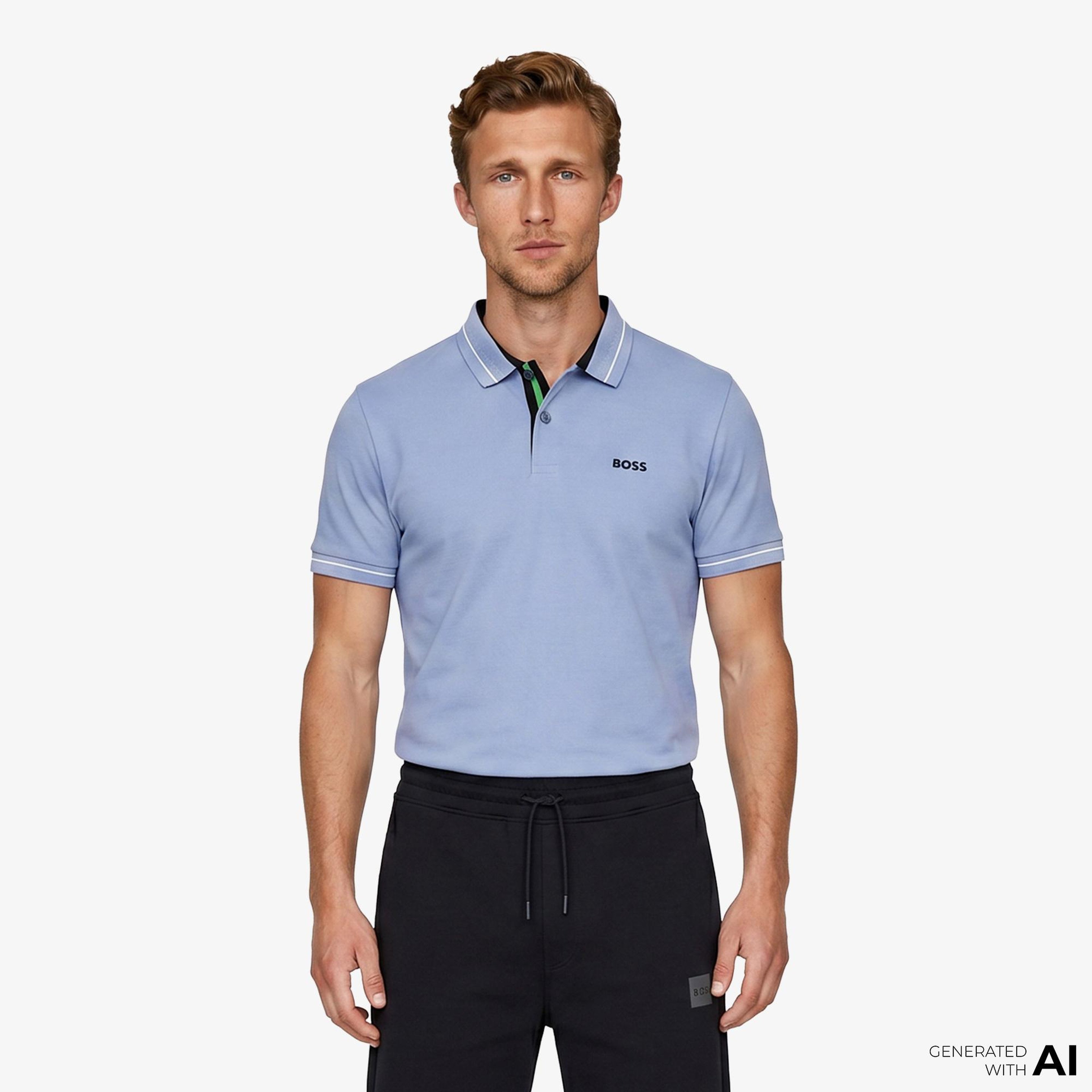 Boss Member Erkek Mavi Polo
