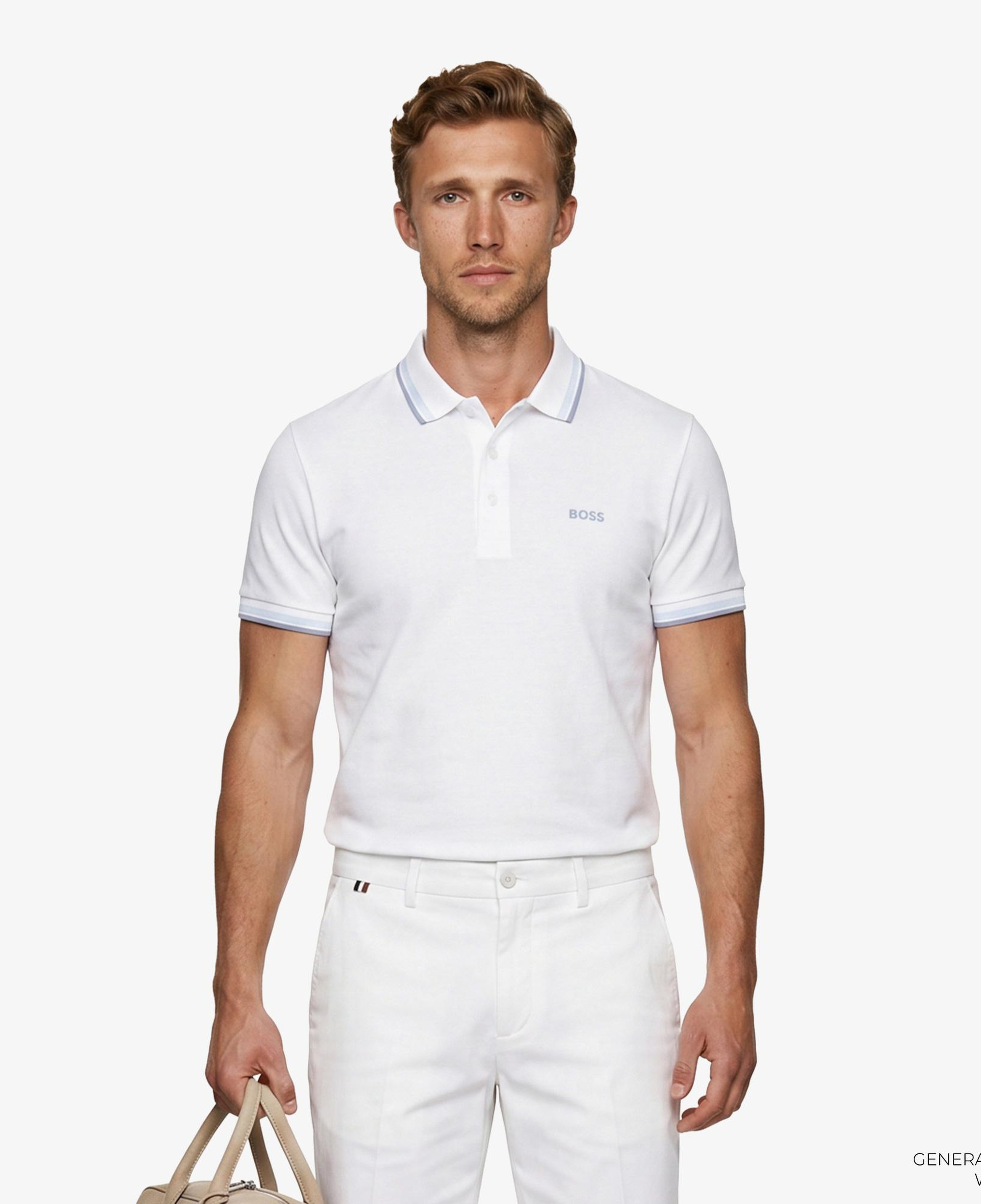 Boss Paddy Erkek Beyaz Polo