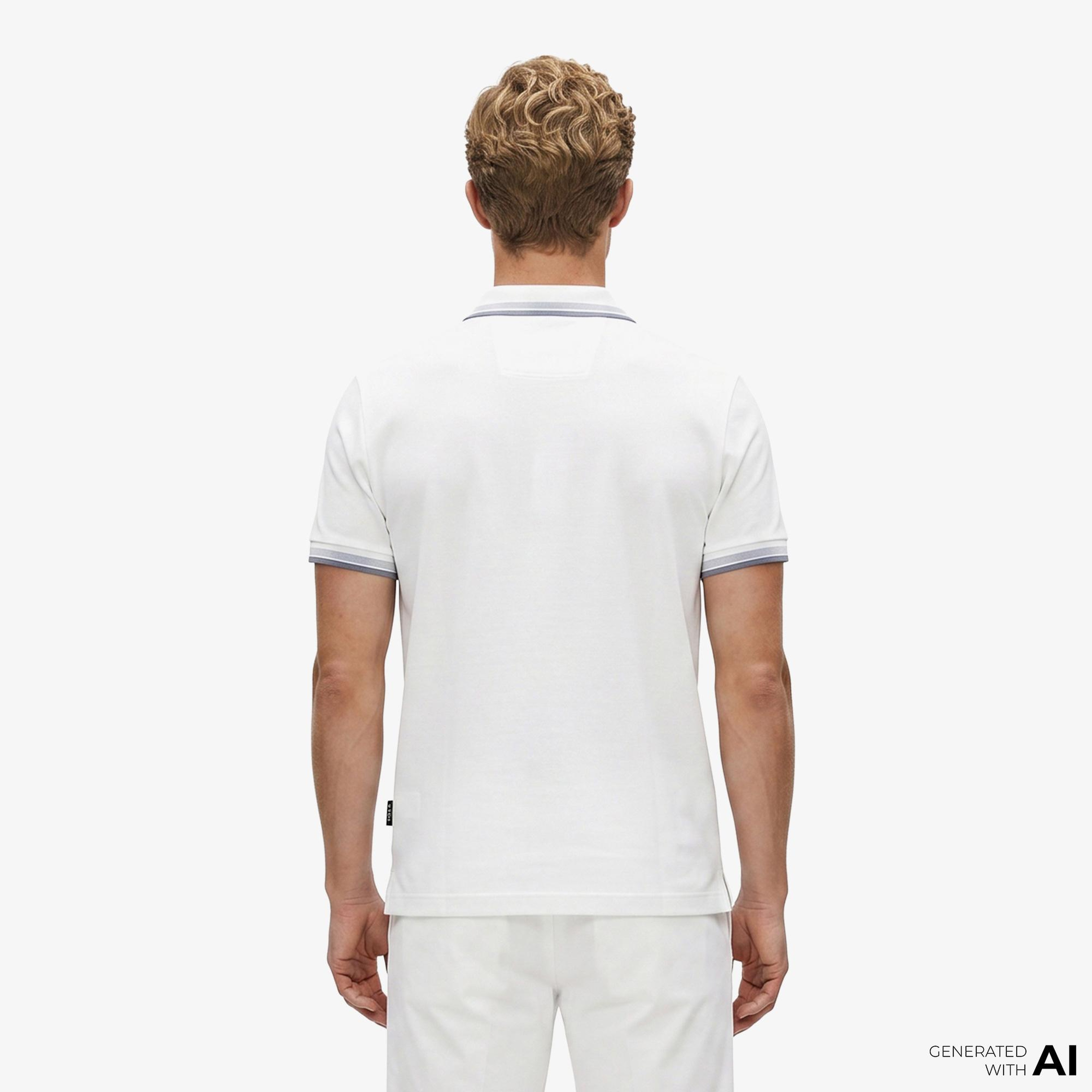 Boss Paddy Erkek Beyaz Polo