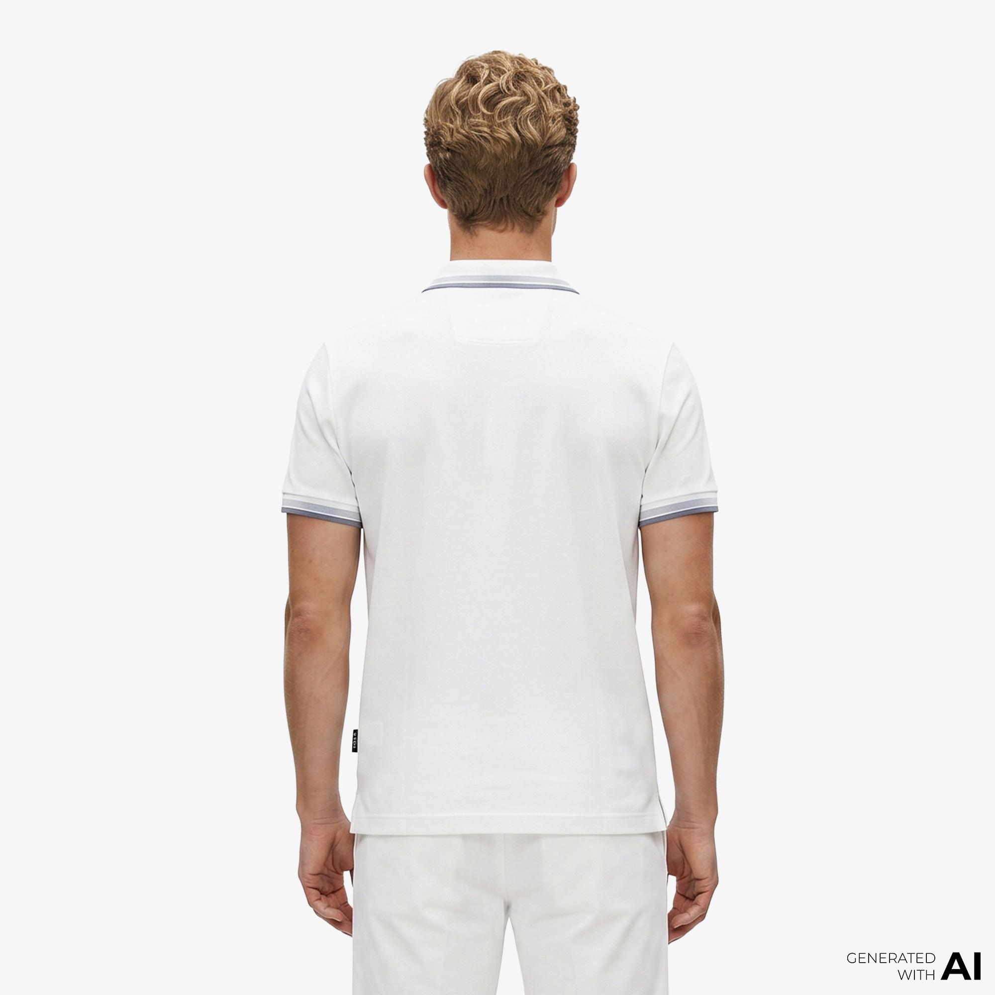 Boss Paddy Erkek Beyaz Polo
