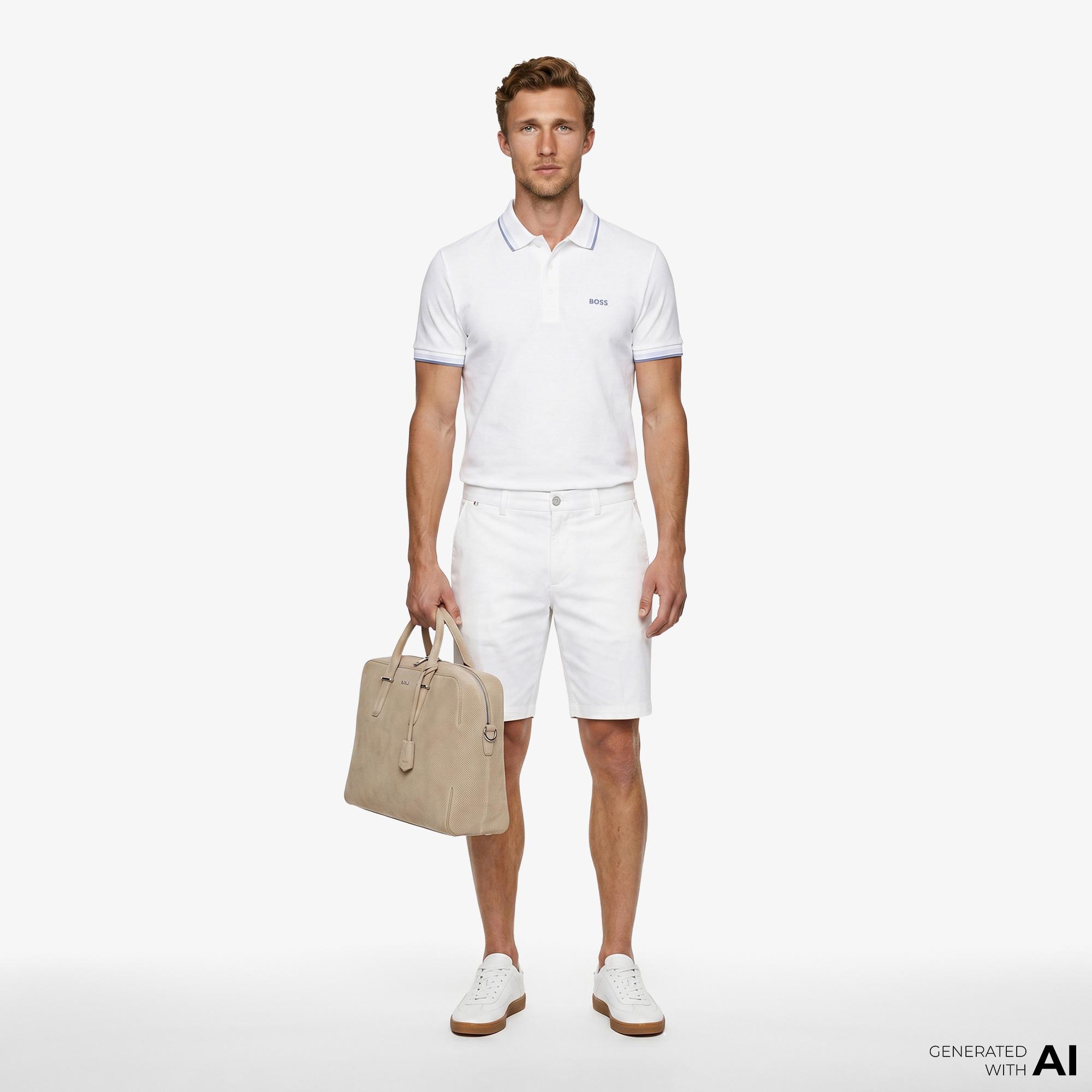 Boss Paddy Erkek Beyaz Polo