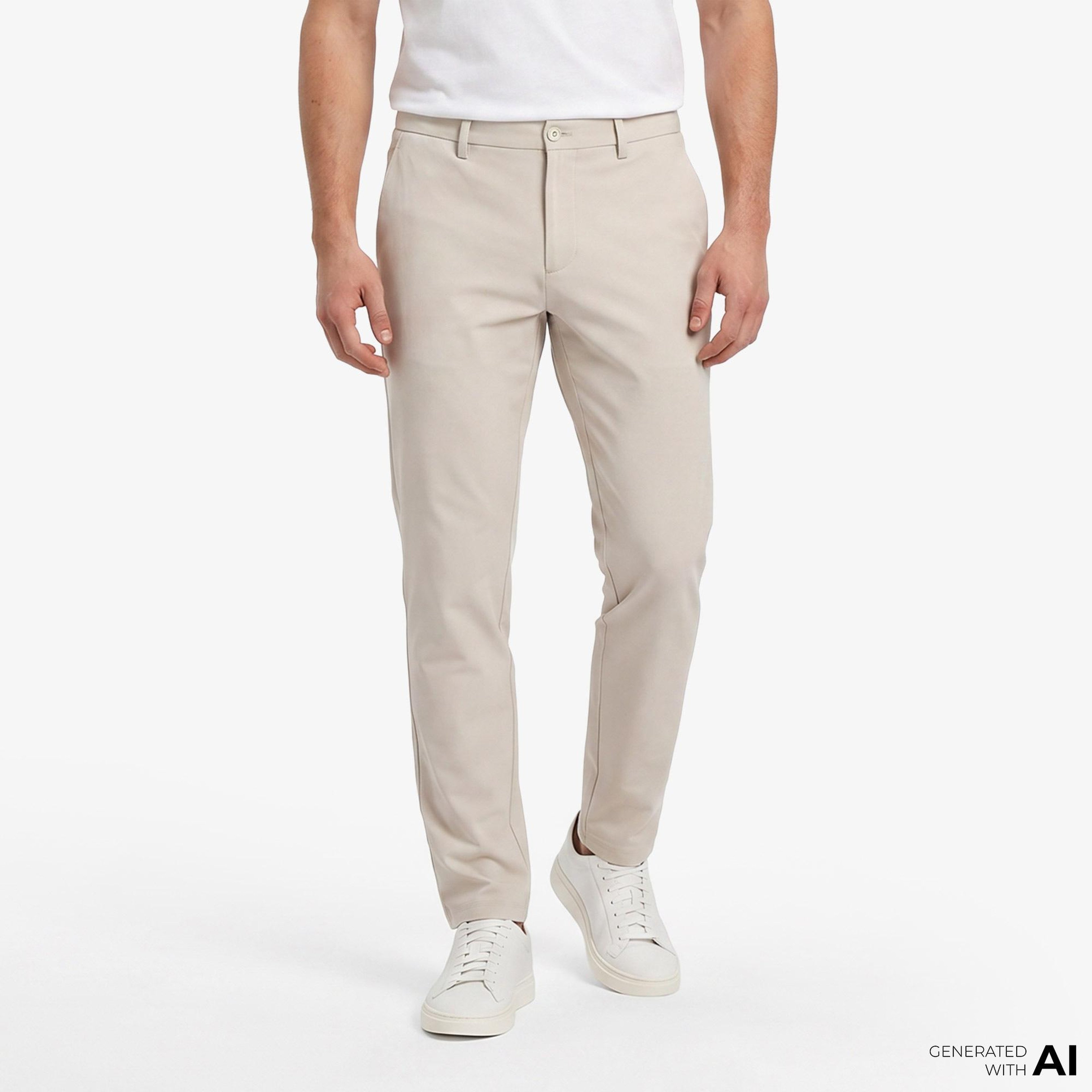 Boss Commuter Slim Erkek Bej Pantolon