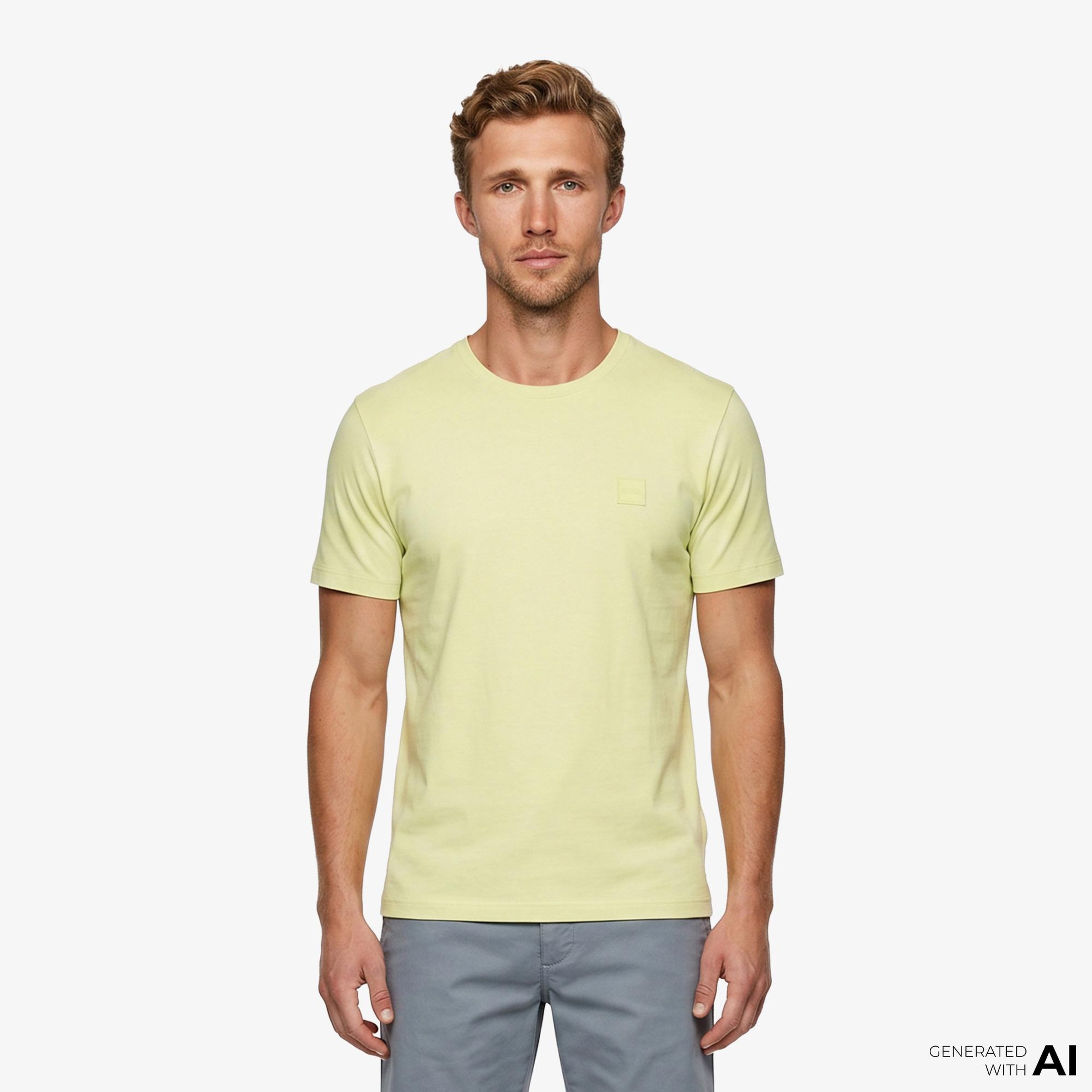 Boss Tales Erkek Bej T-Shirt