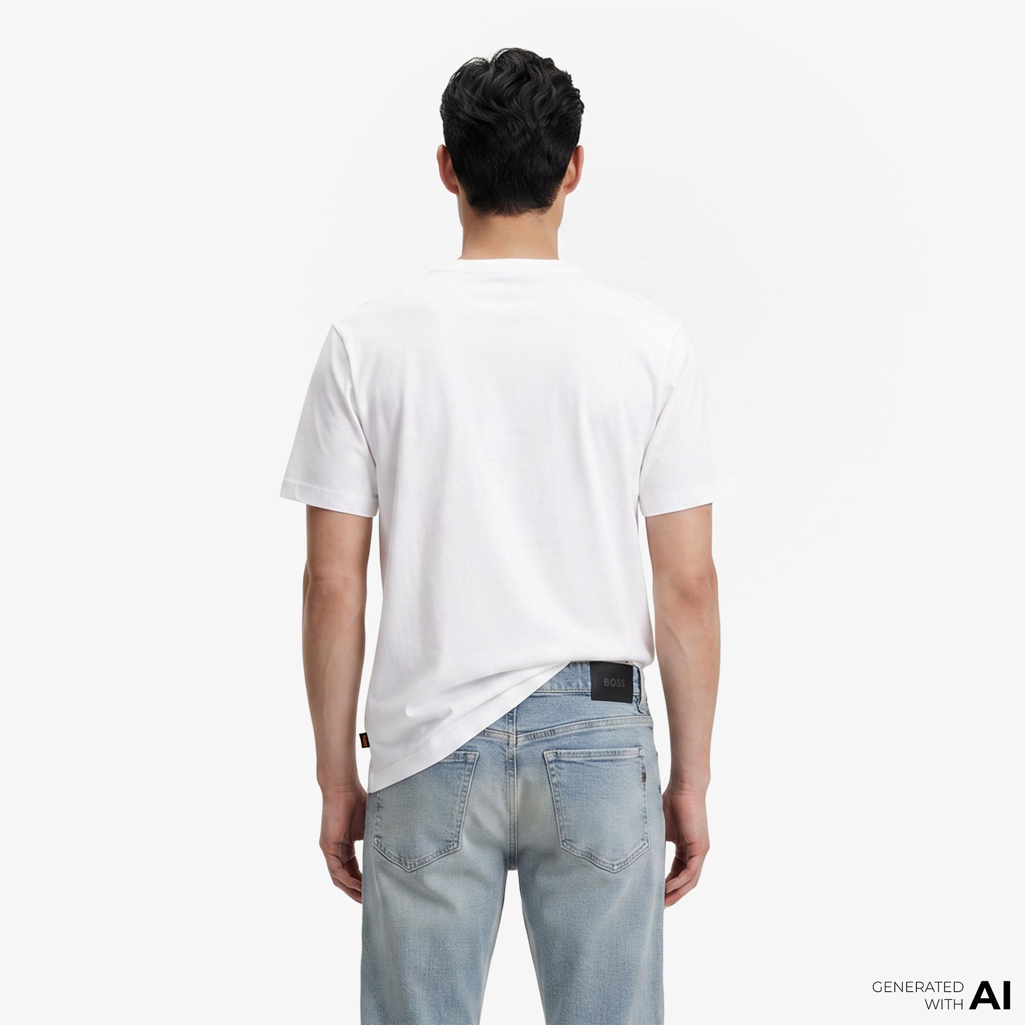 Boss Bass Erkek Beyaz T-Shirt