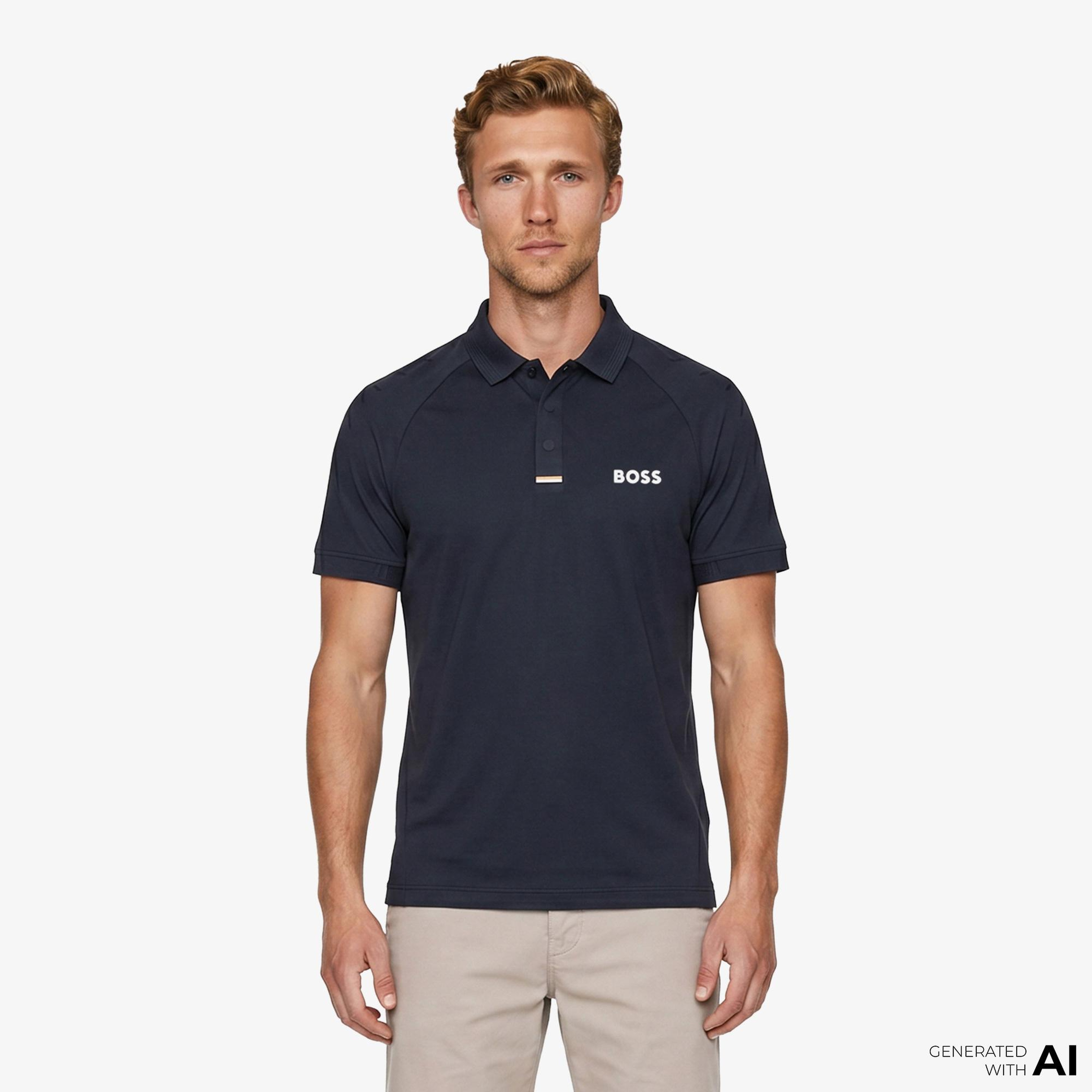 Boss Paddytech Erkek Lacivert Polo