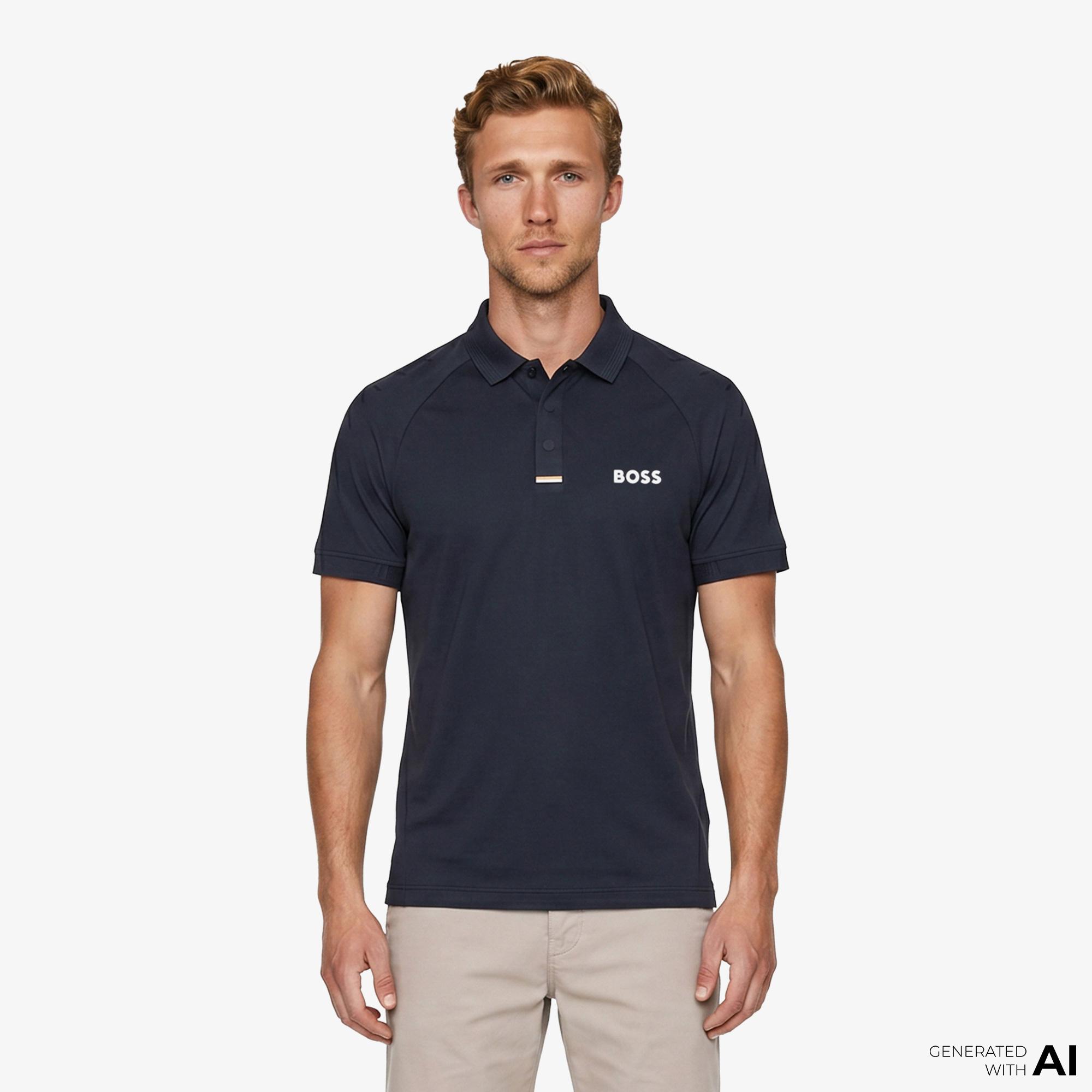 Boss Paddytech Erkek Lacivert Polo