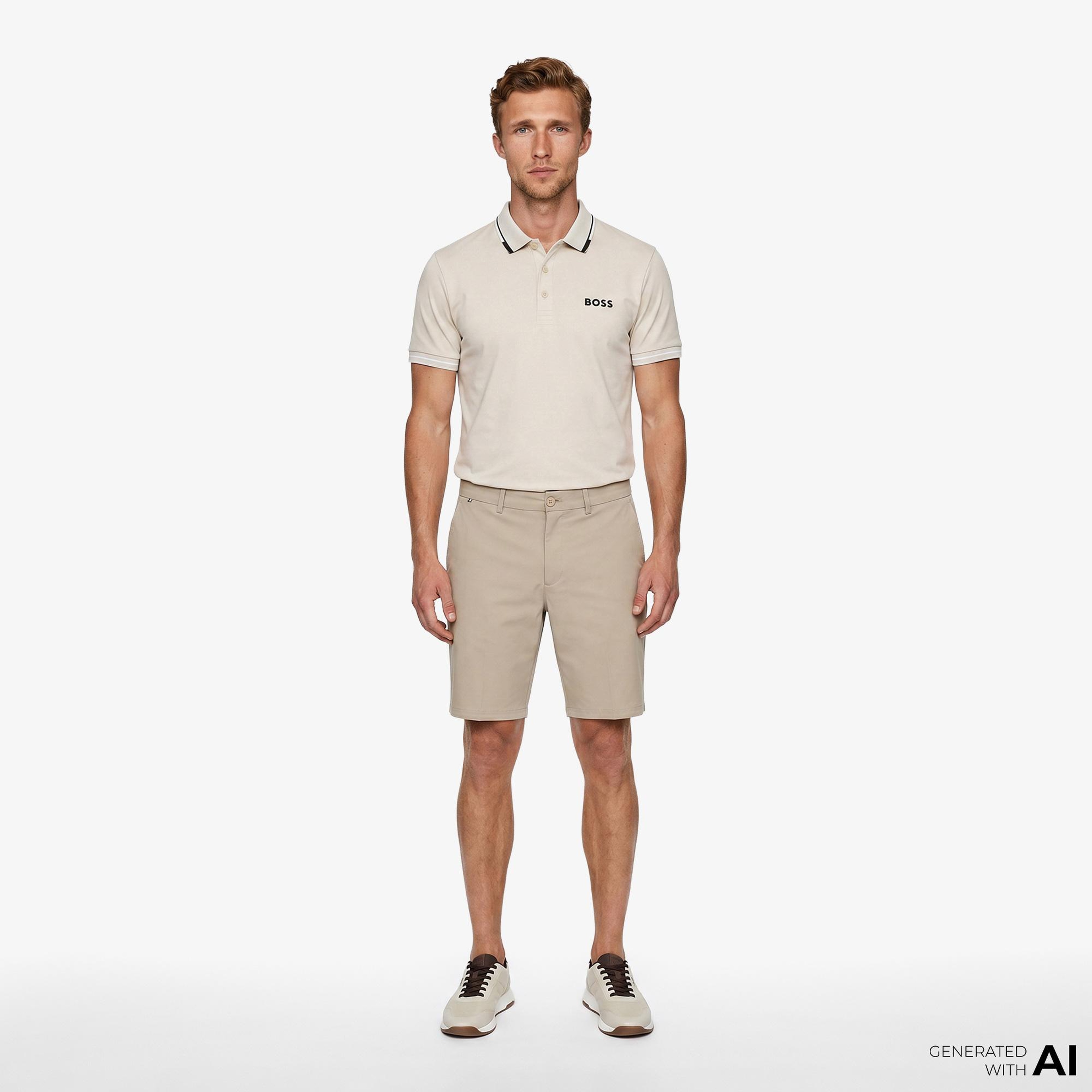 Boss Paul Pro Erkek Bej Polo