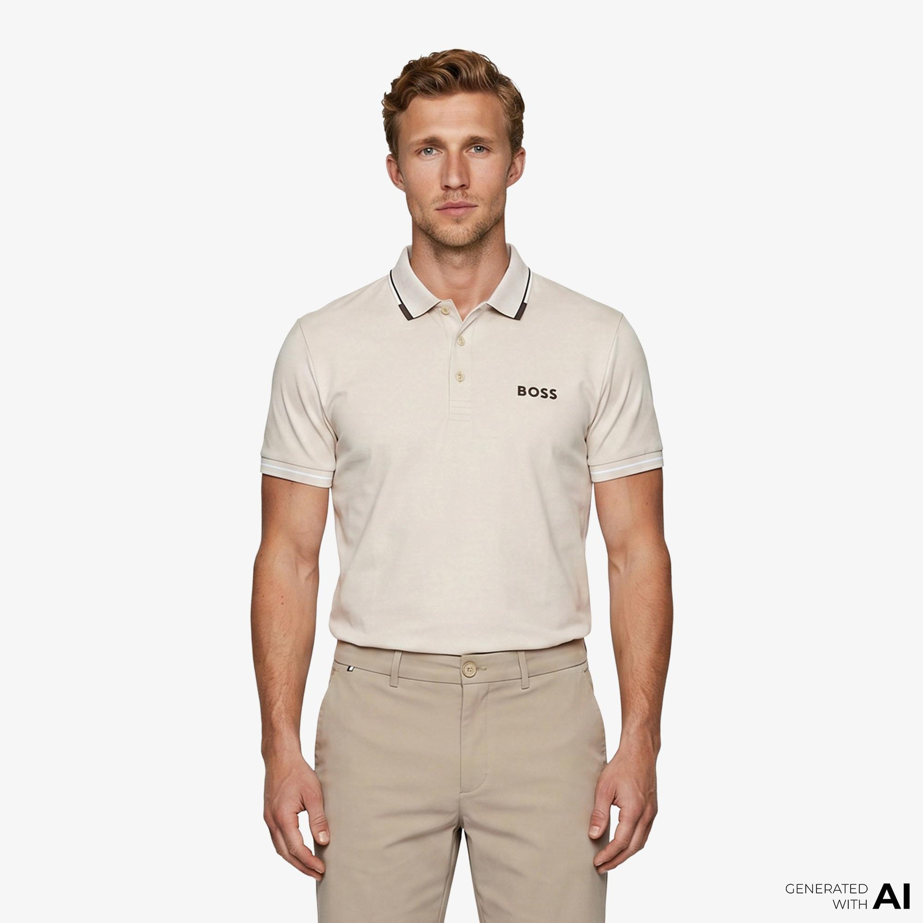 Boss Paul Pro Erkek Bej Polo