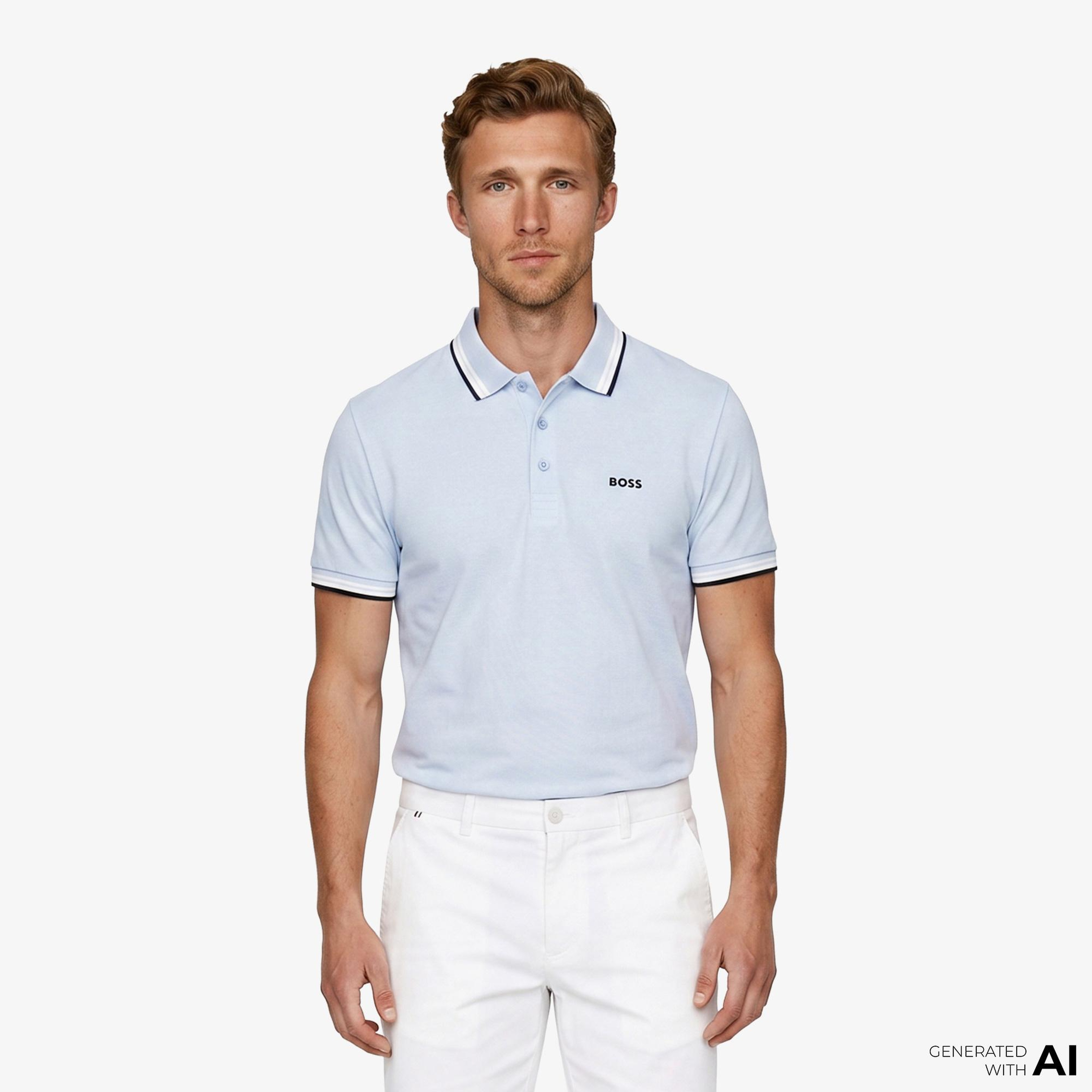 Boss Paddy Erkek Mavi Polo