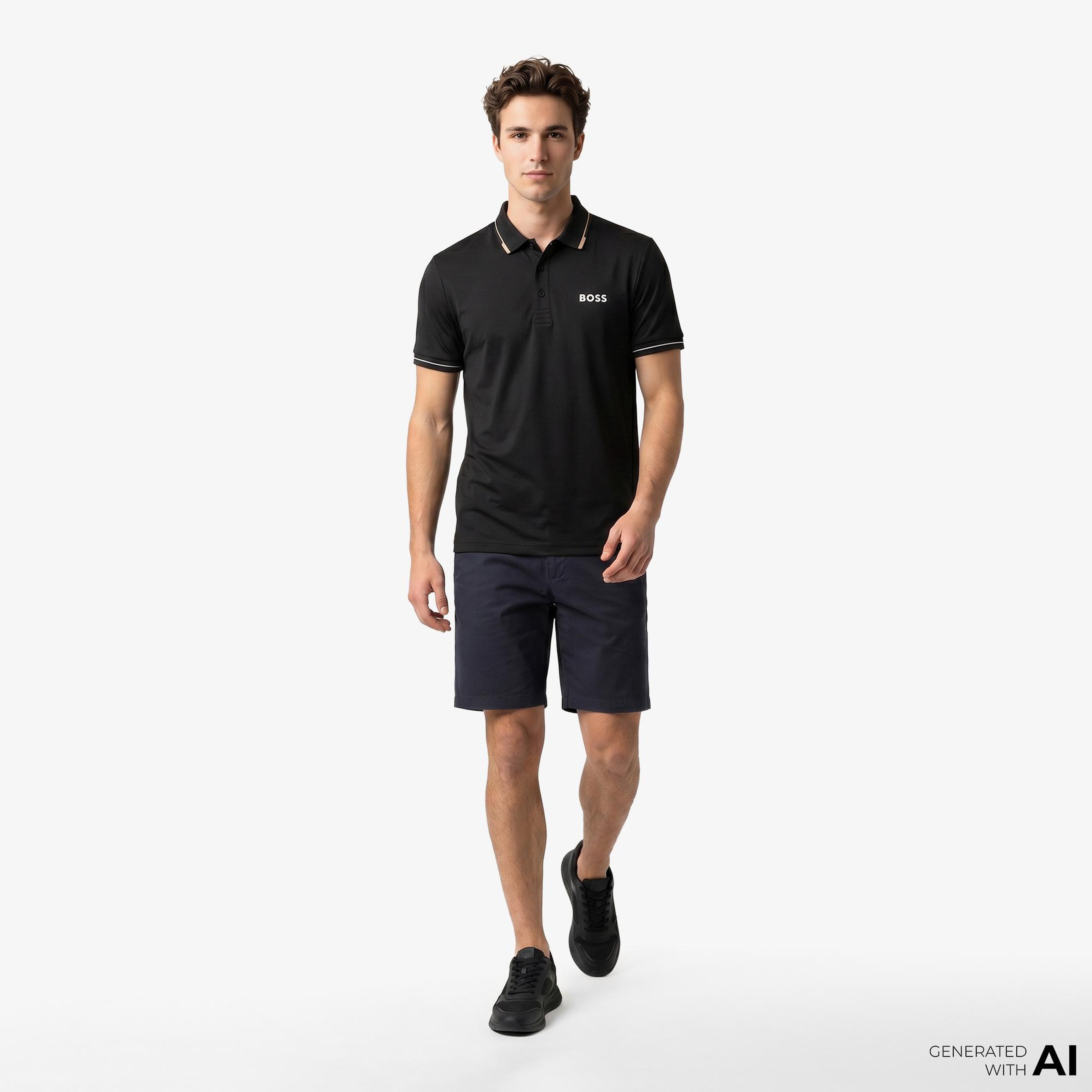 Boss Paul Pro Erkek Siyah Polo