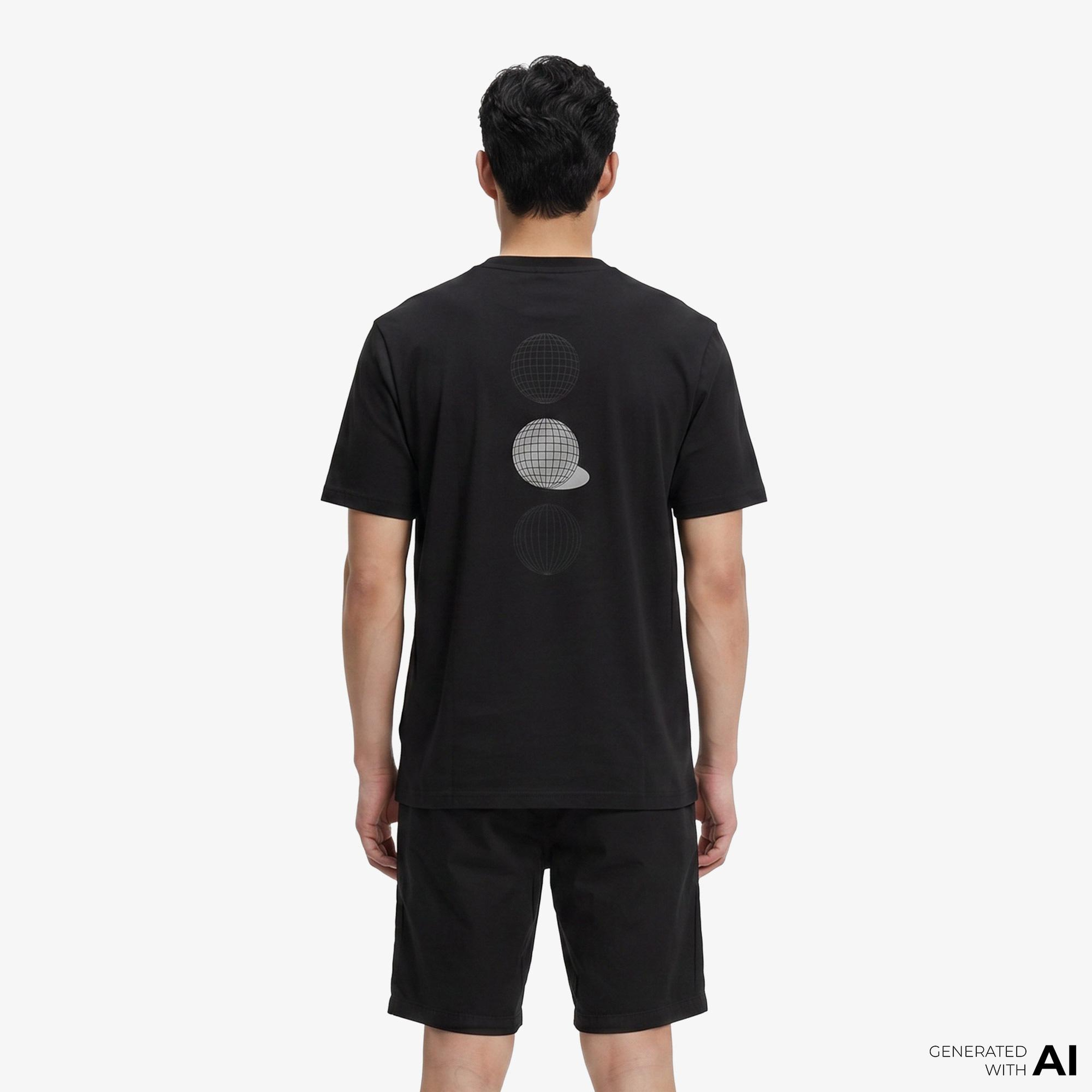 Boss Terrace Graphic Erkek Siyah T-Shirt