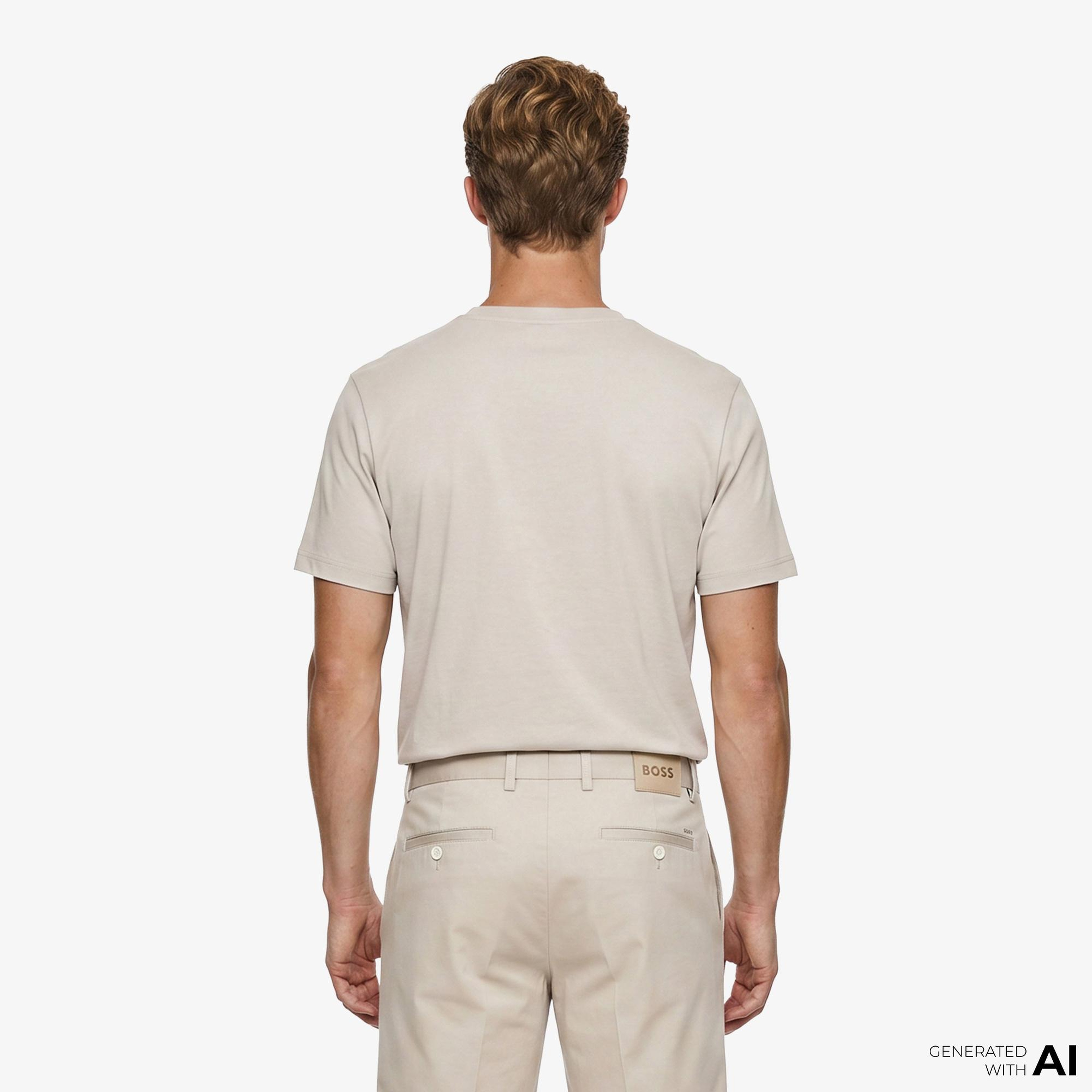 Boss Tchup Erkek Gri T-Shirt