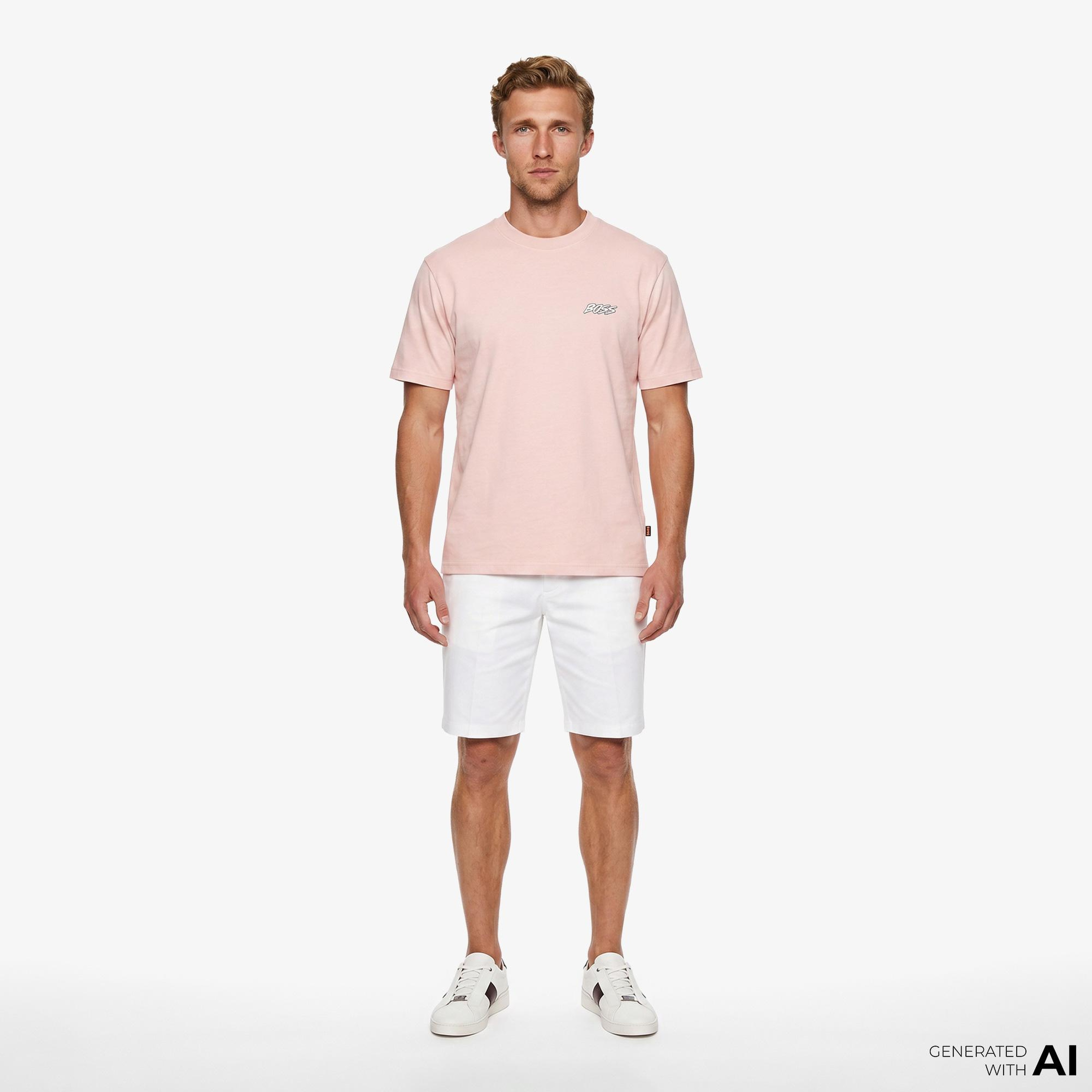 Boss Surf Wash Erkek Pembe T-Shirt