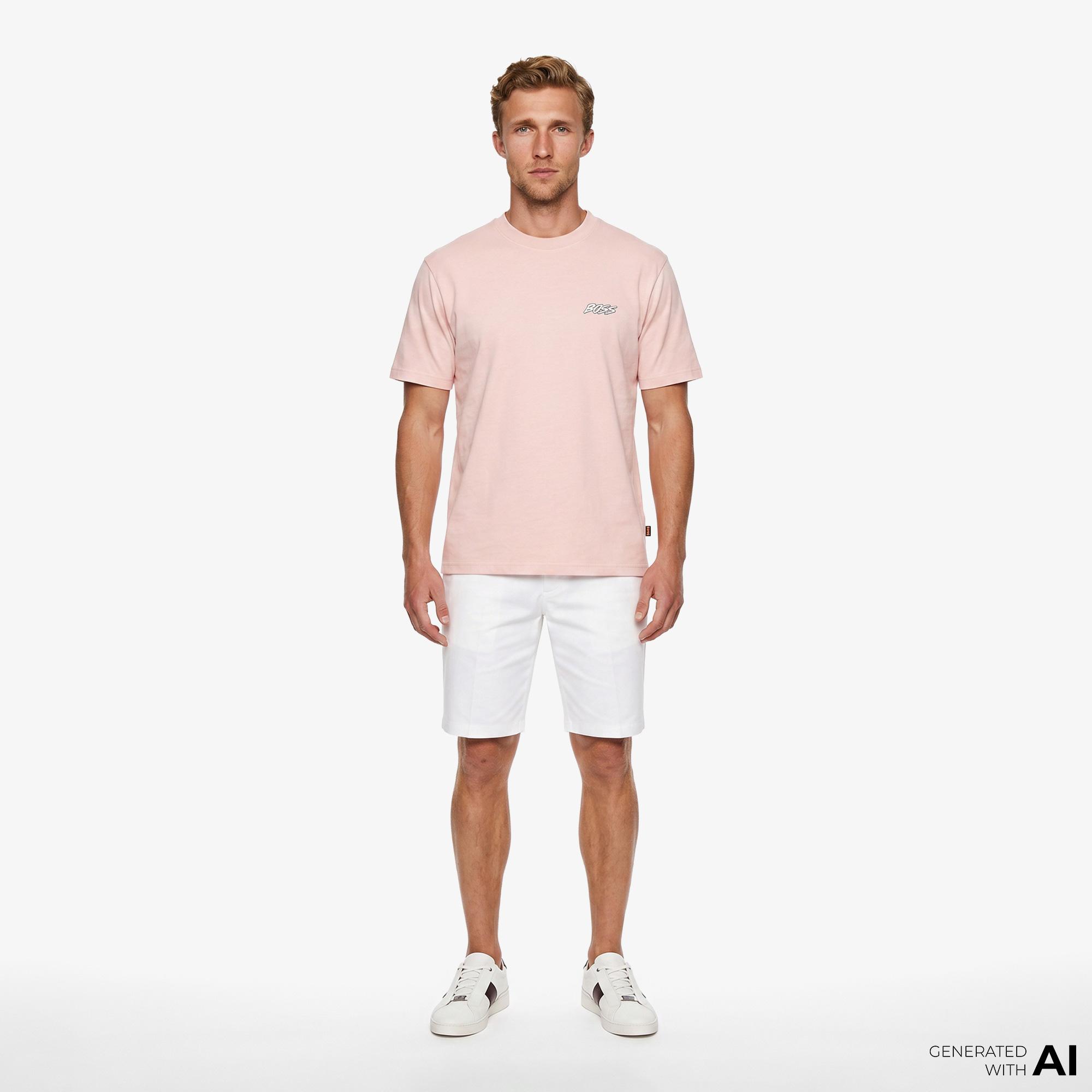 Boss Surf Wash Erkek Pembe T-Shirt
