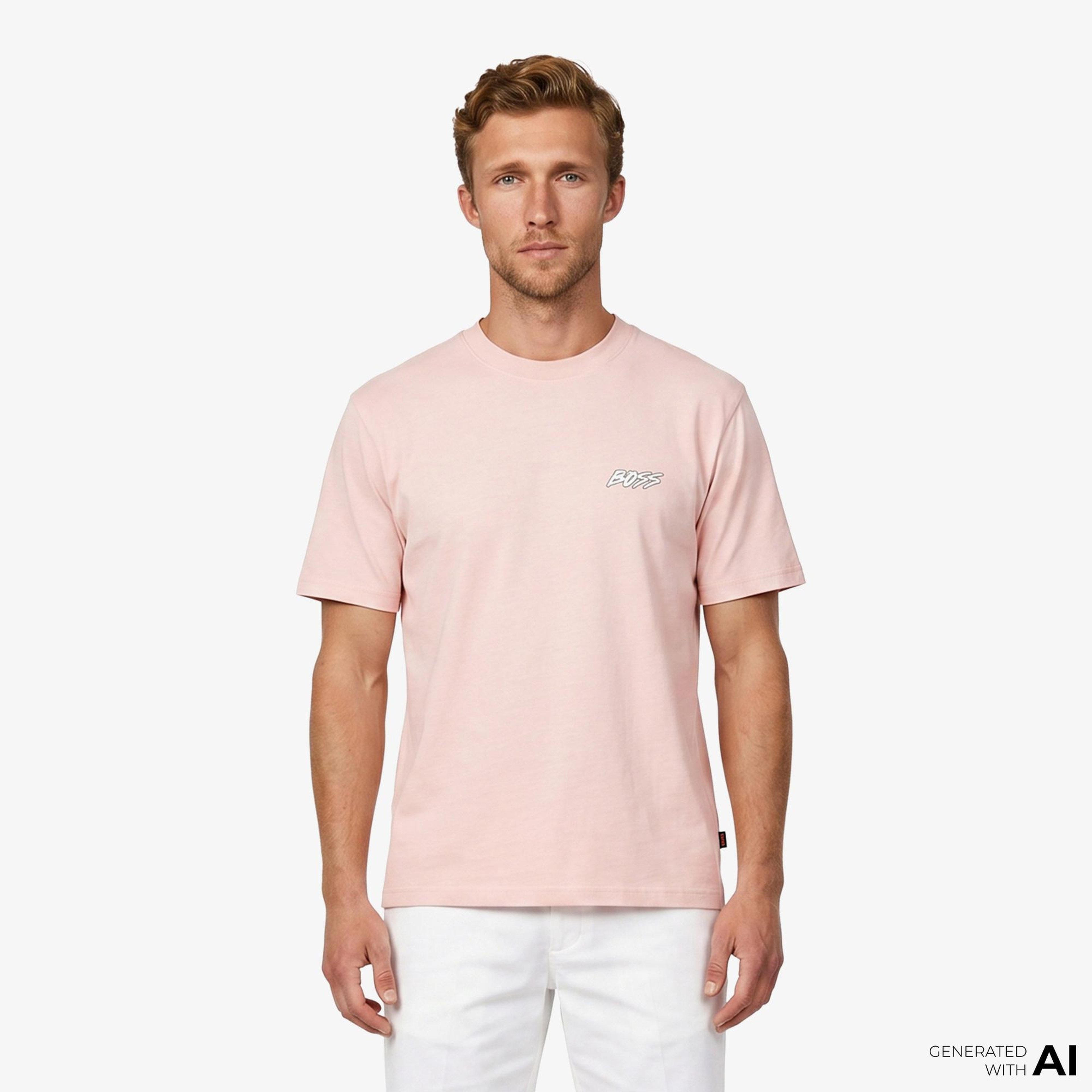 Boss Surf Wash Erkek Pembe T-Shirt