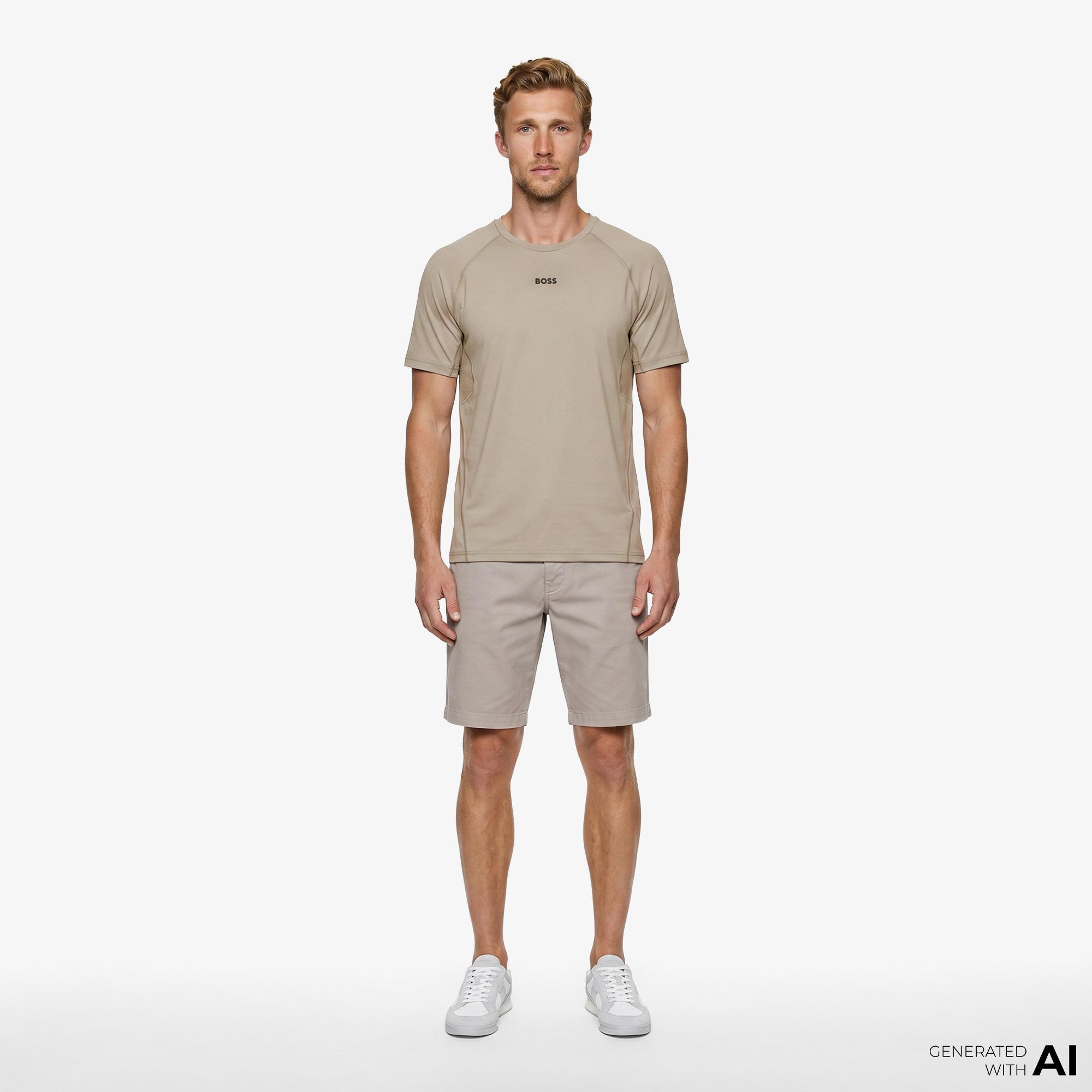 Boss Active Erkek Yeşil T-Shirt