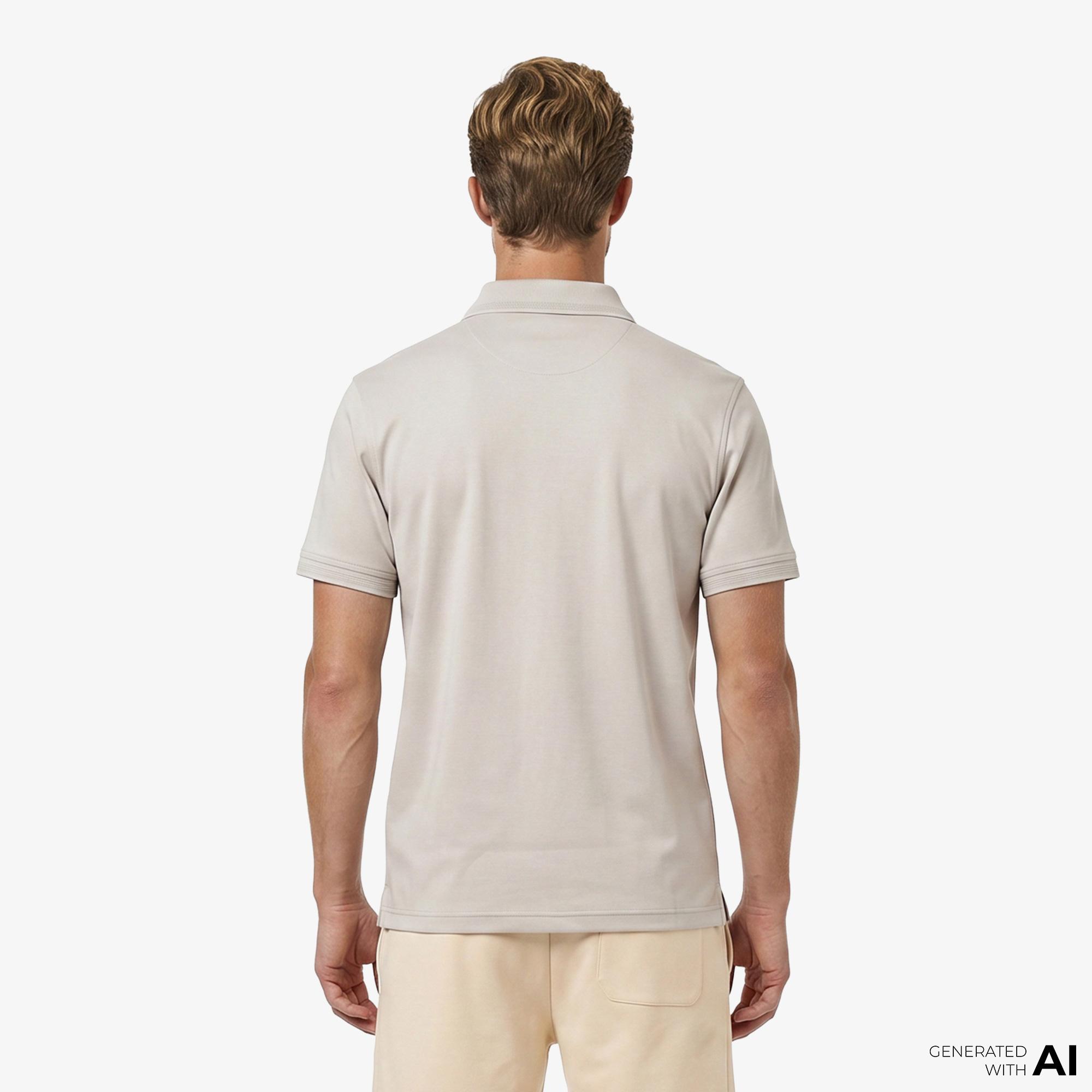 Boss Interlock Erkek Gri Polo