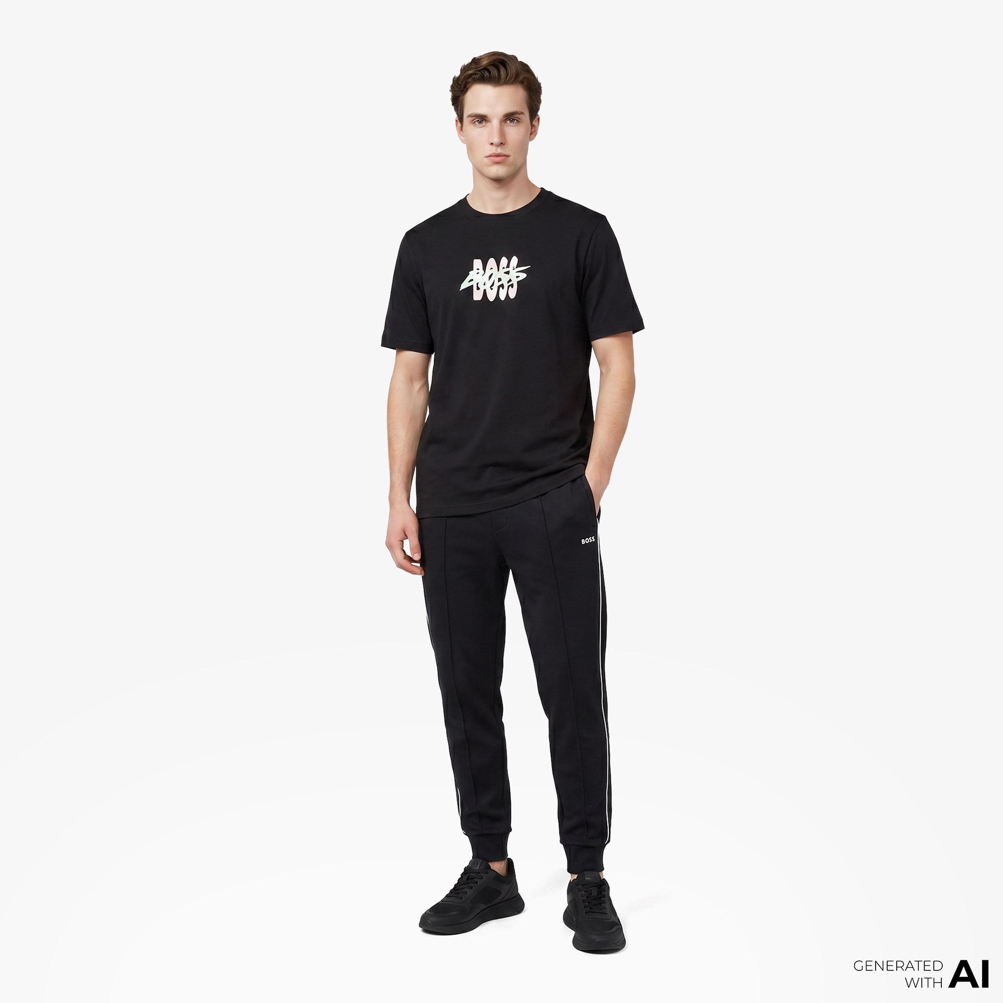 Boss Bass Erkek Siyah T-Shirt