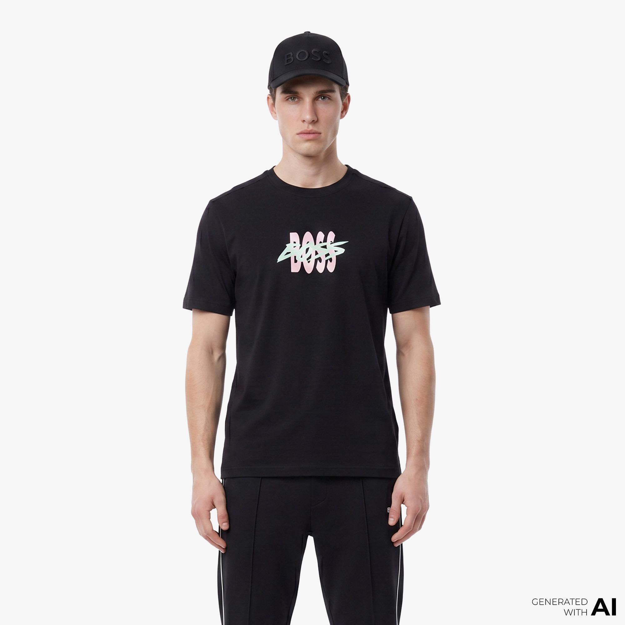 Boss Bass Erkek Siyah T-Shirt