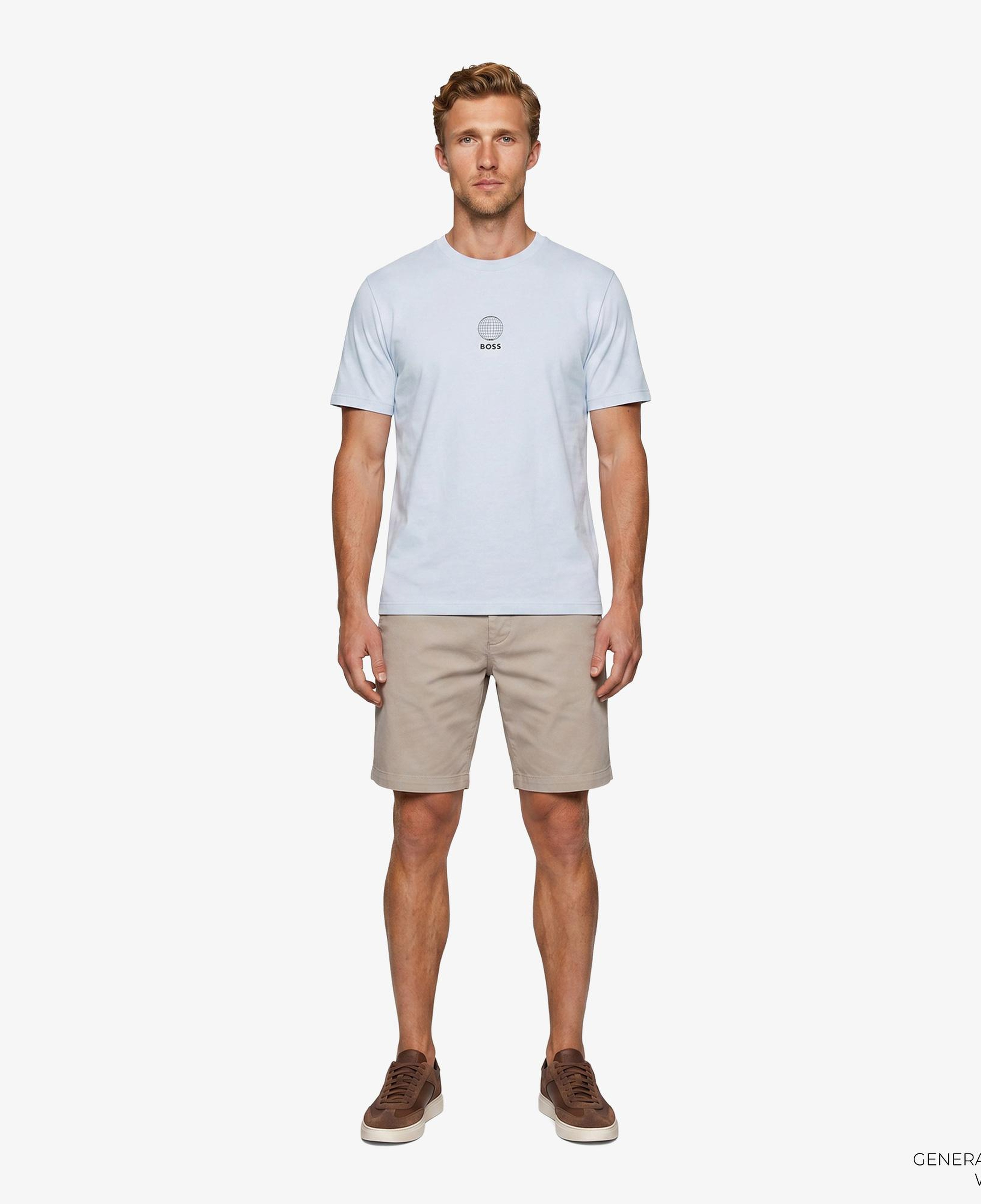 Boss Terrace Graphic Erkek Mavi T-Shirt