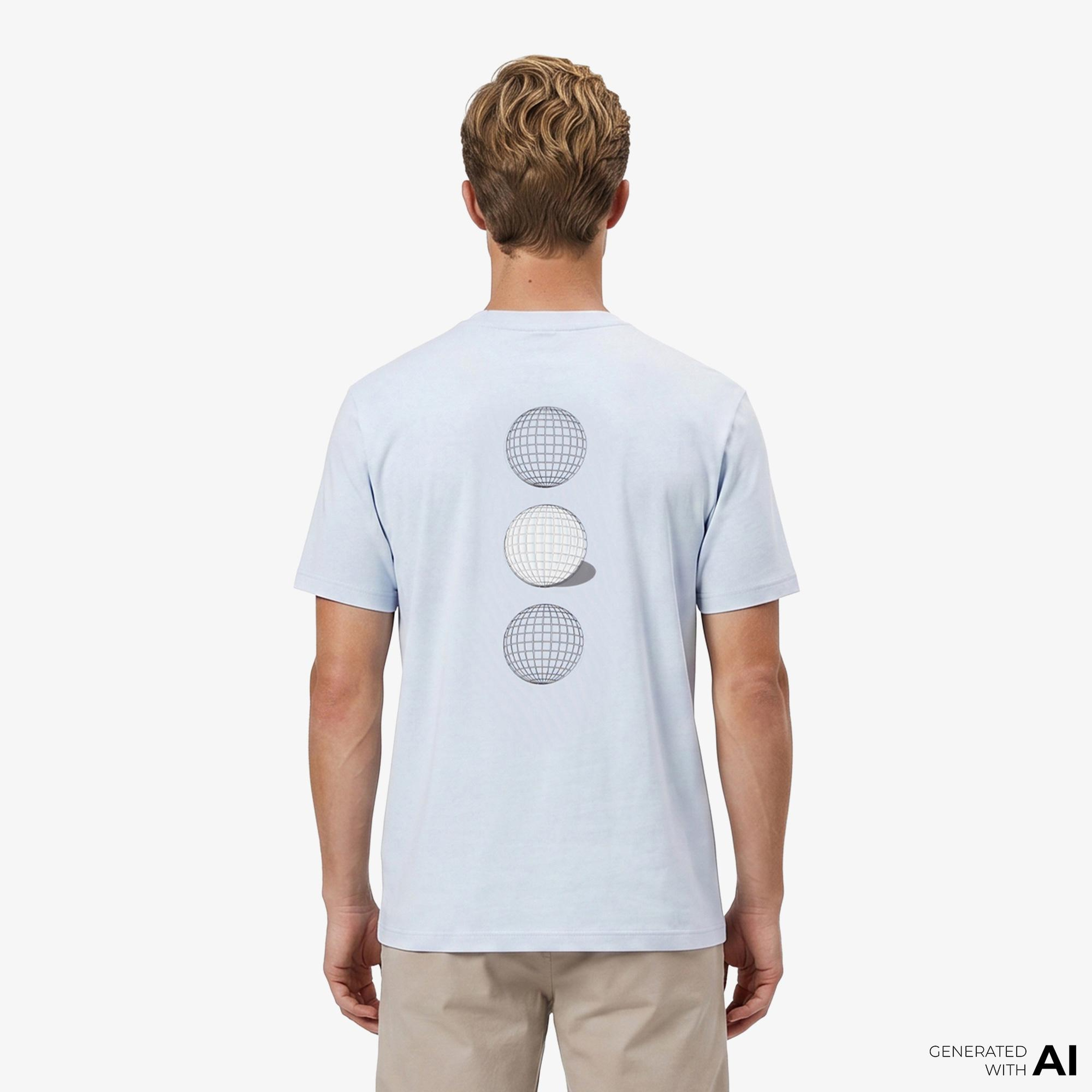 Boss Terrace Graphic Erkek Mavi T-Shirt