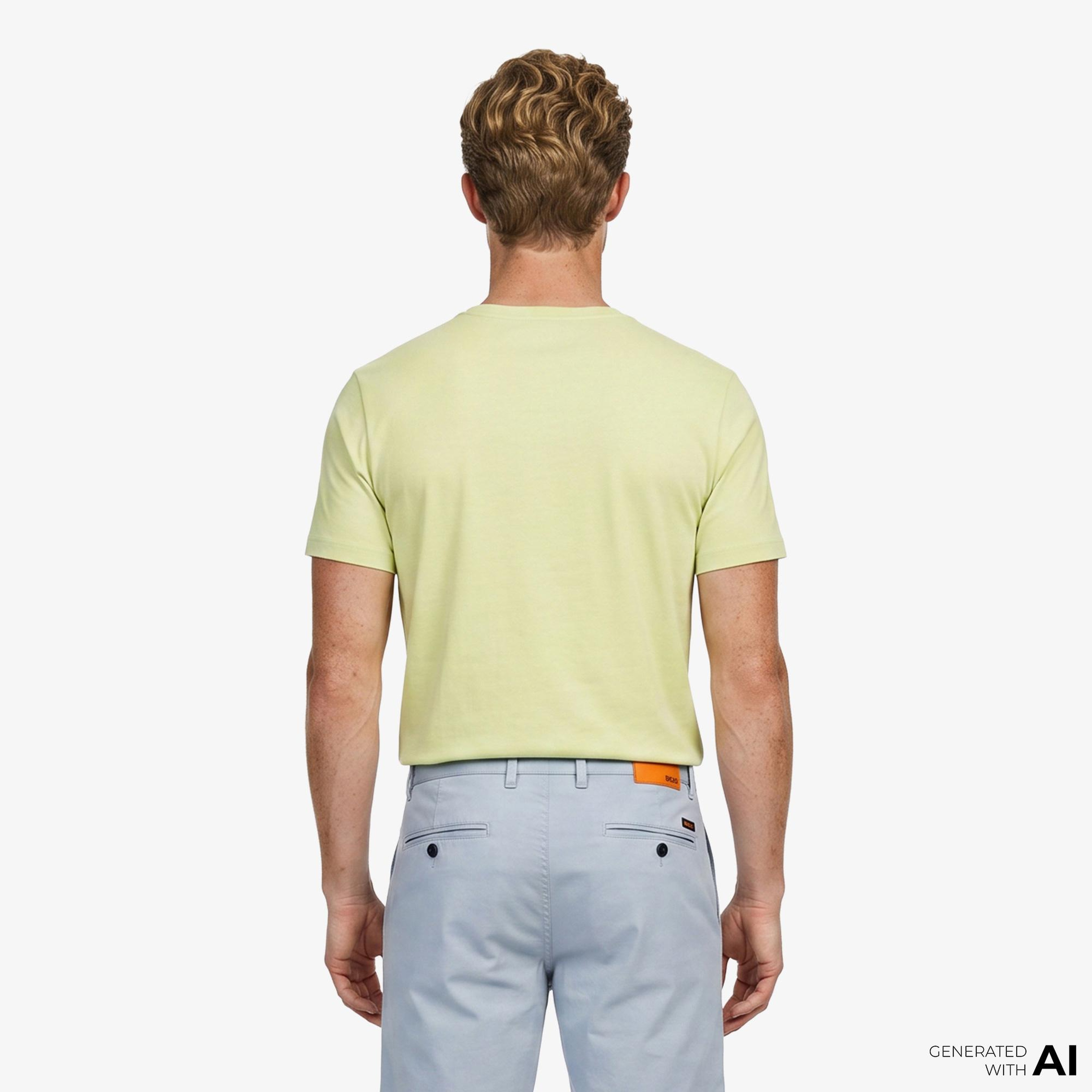 Boss Tales Erkek Bej T-Shirt
