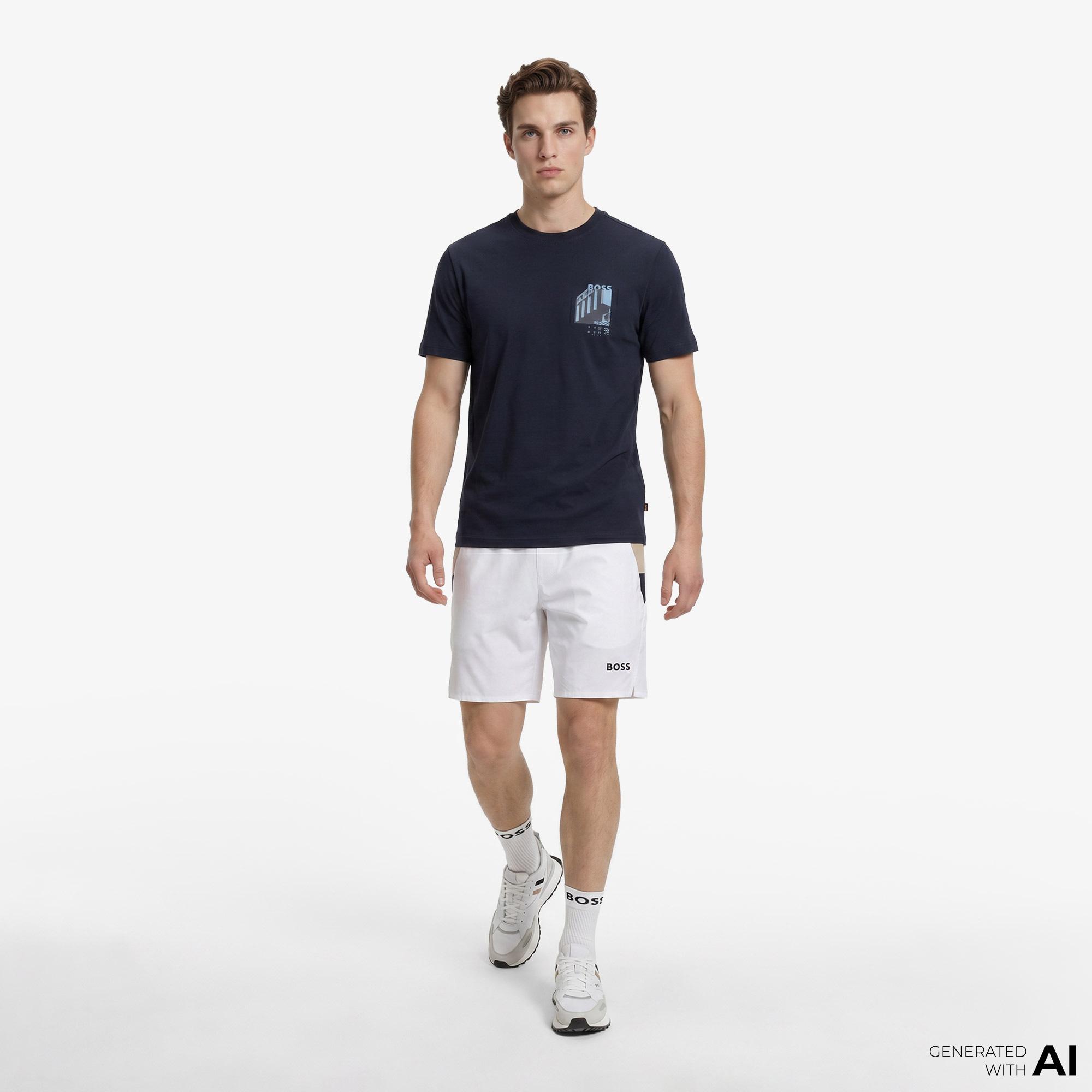 Boss Board Erkek Lacivert T-Shirt
