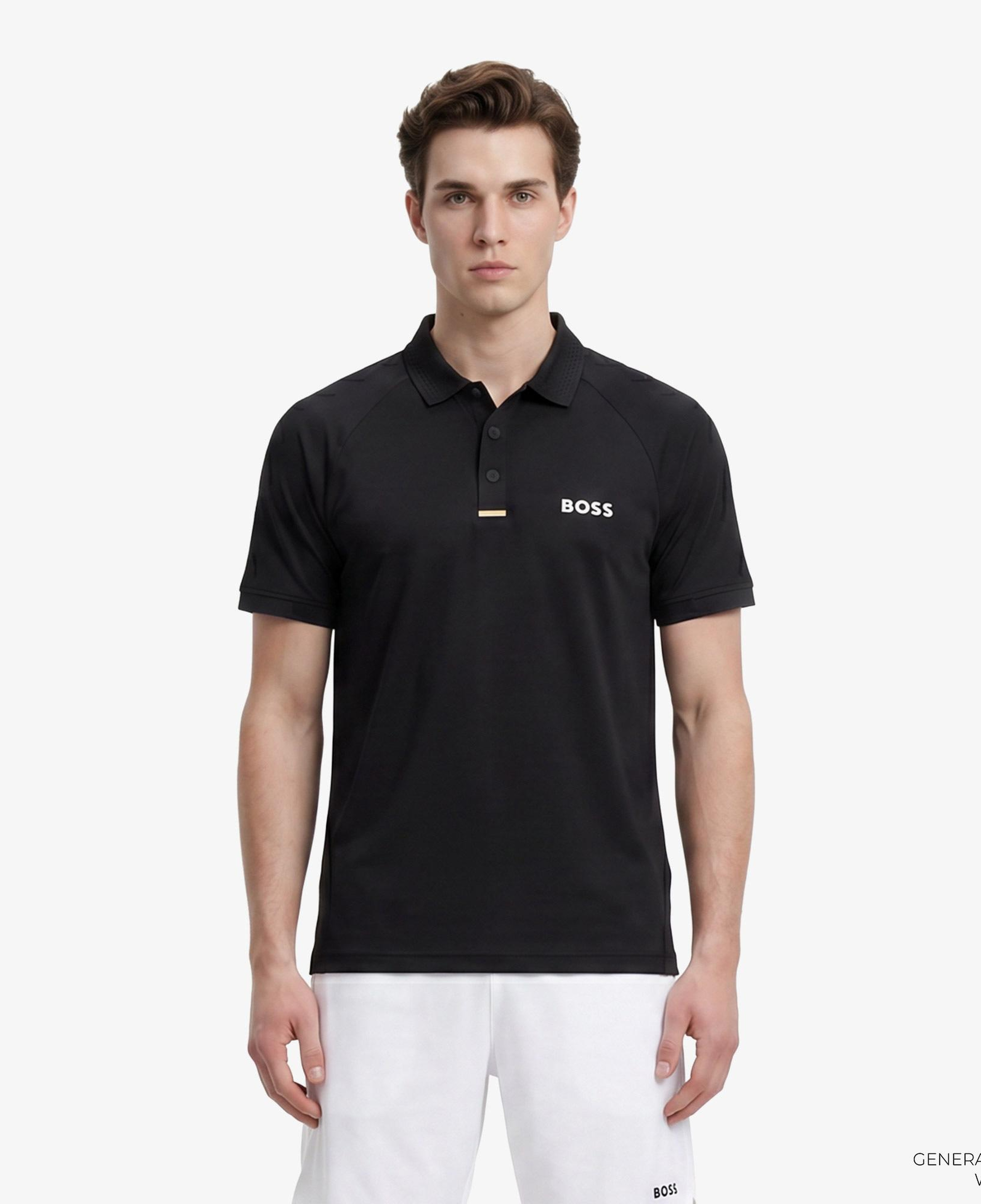 Boss Paddytech Erkek Siyah Polo