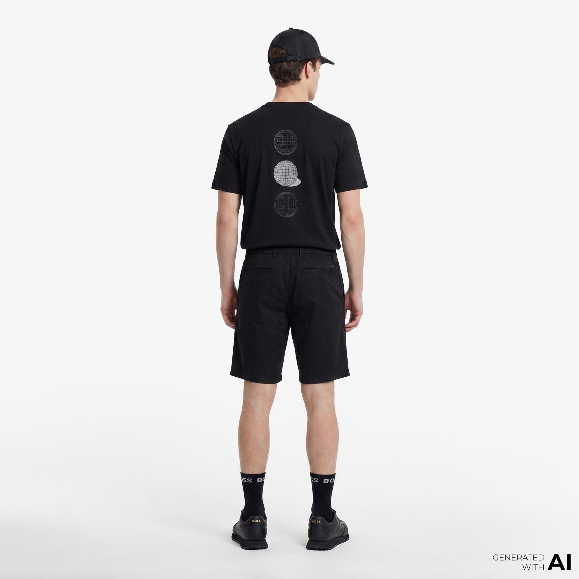 Boss Tapered Erkek Siyah Pantolon