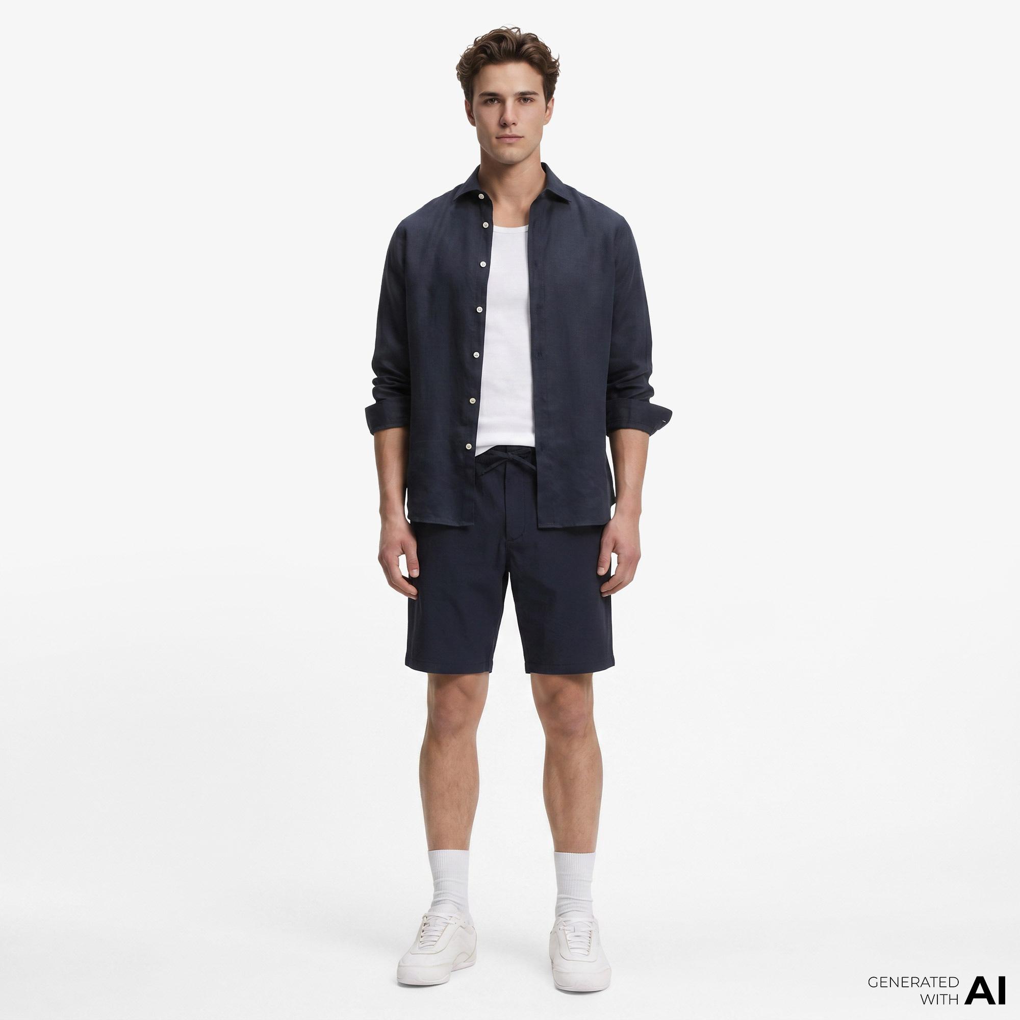 Boss Tapered Erkek Lacivert Pantolon