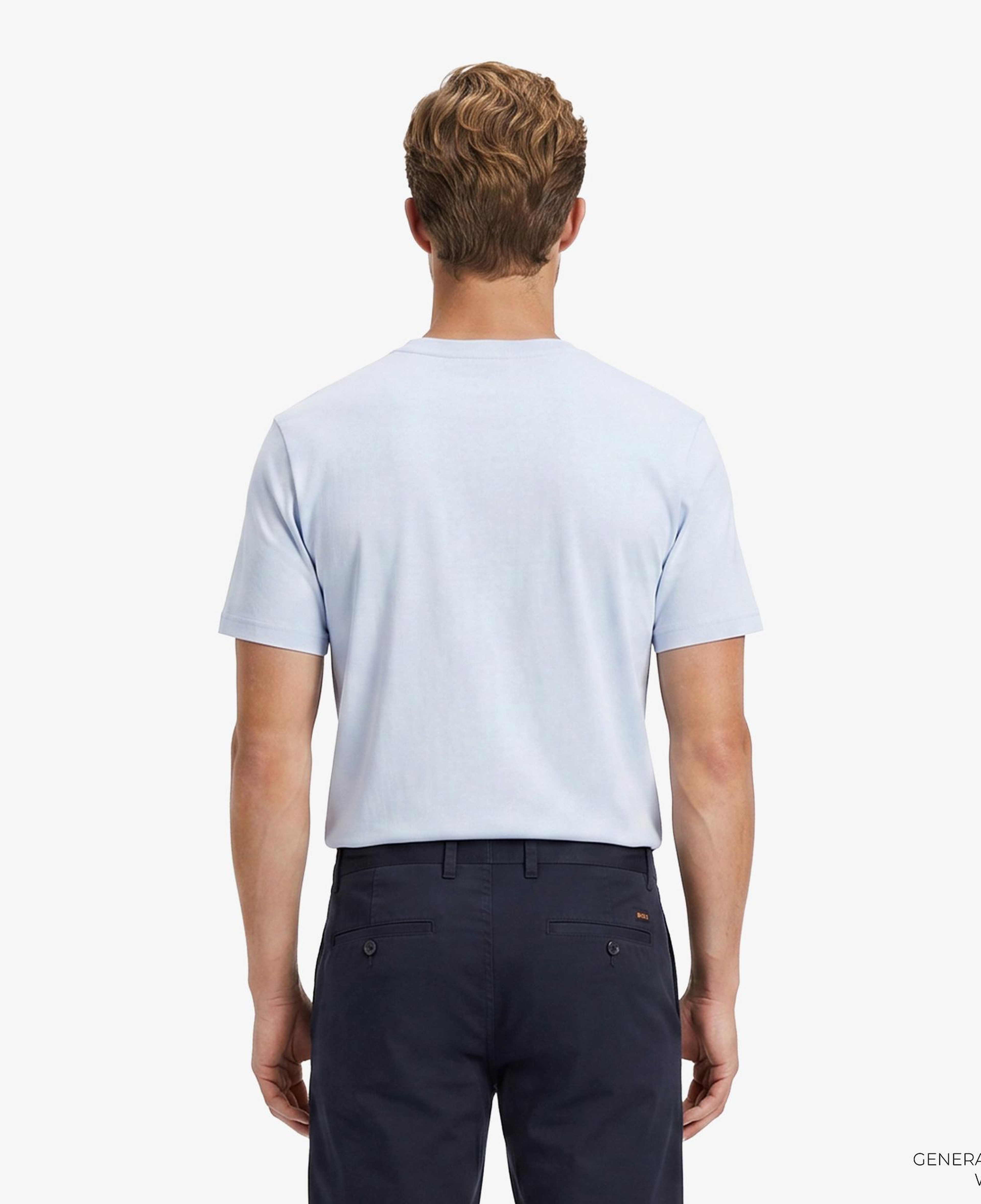 Boss Terrace Logo Erkek Mavi T-Shirt