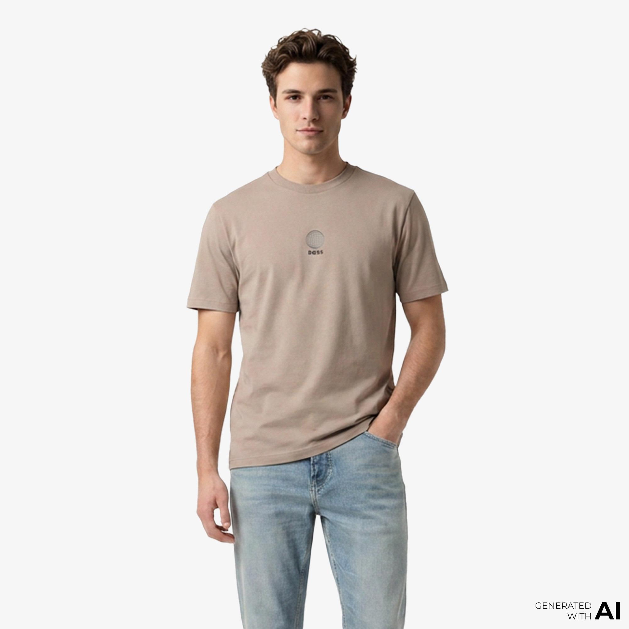 Boss Terrace Graphic Erkek Yeşil T-Shirt