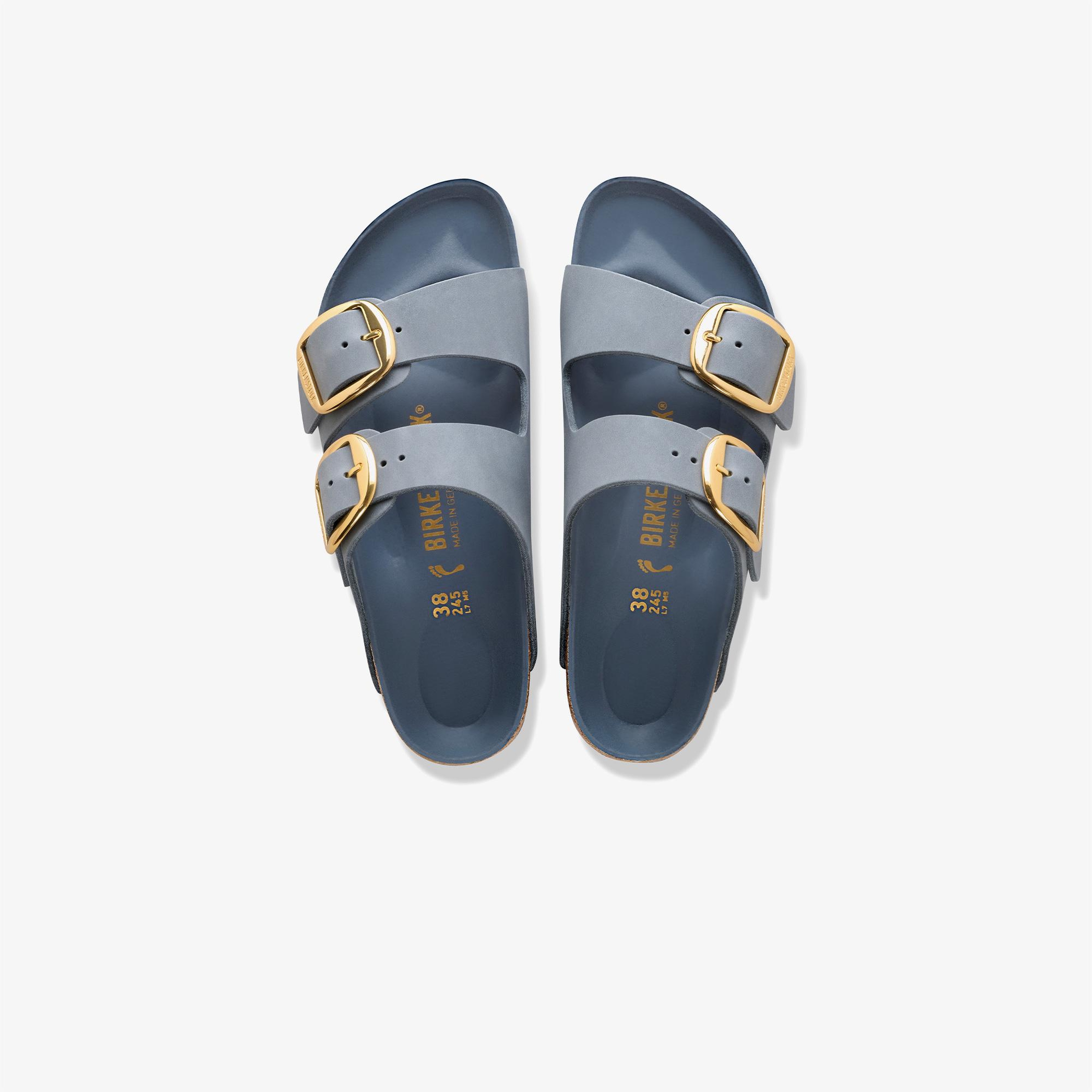 Birkenstock Arizona Big Buckle Leoi Hex Kadın Gri Terlik