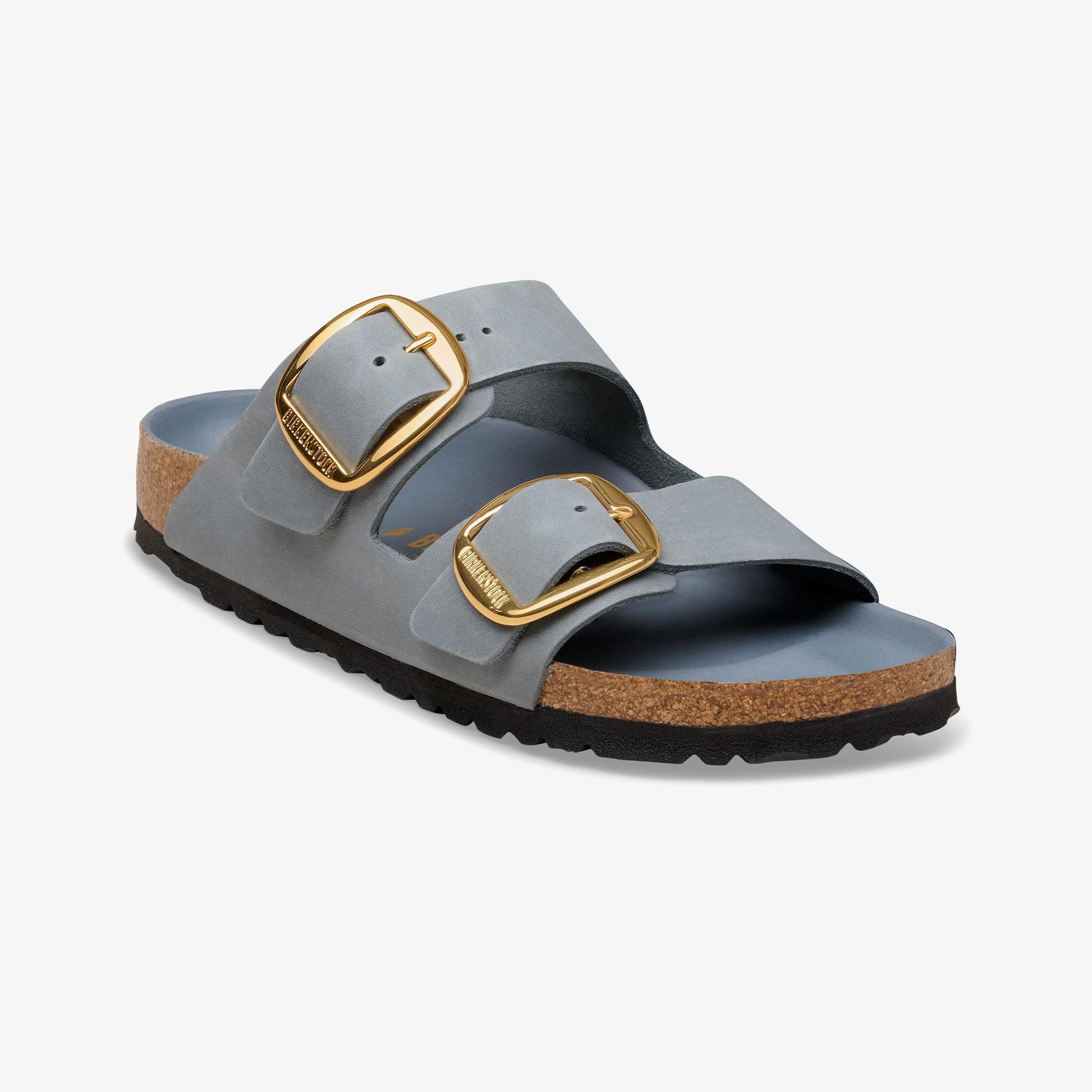 Birkenstock Arizona Big Buckle Leoi Hex Kadın Gri Terlik