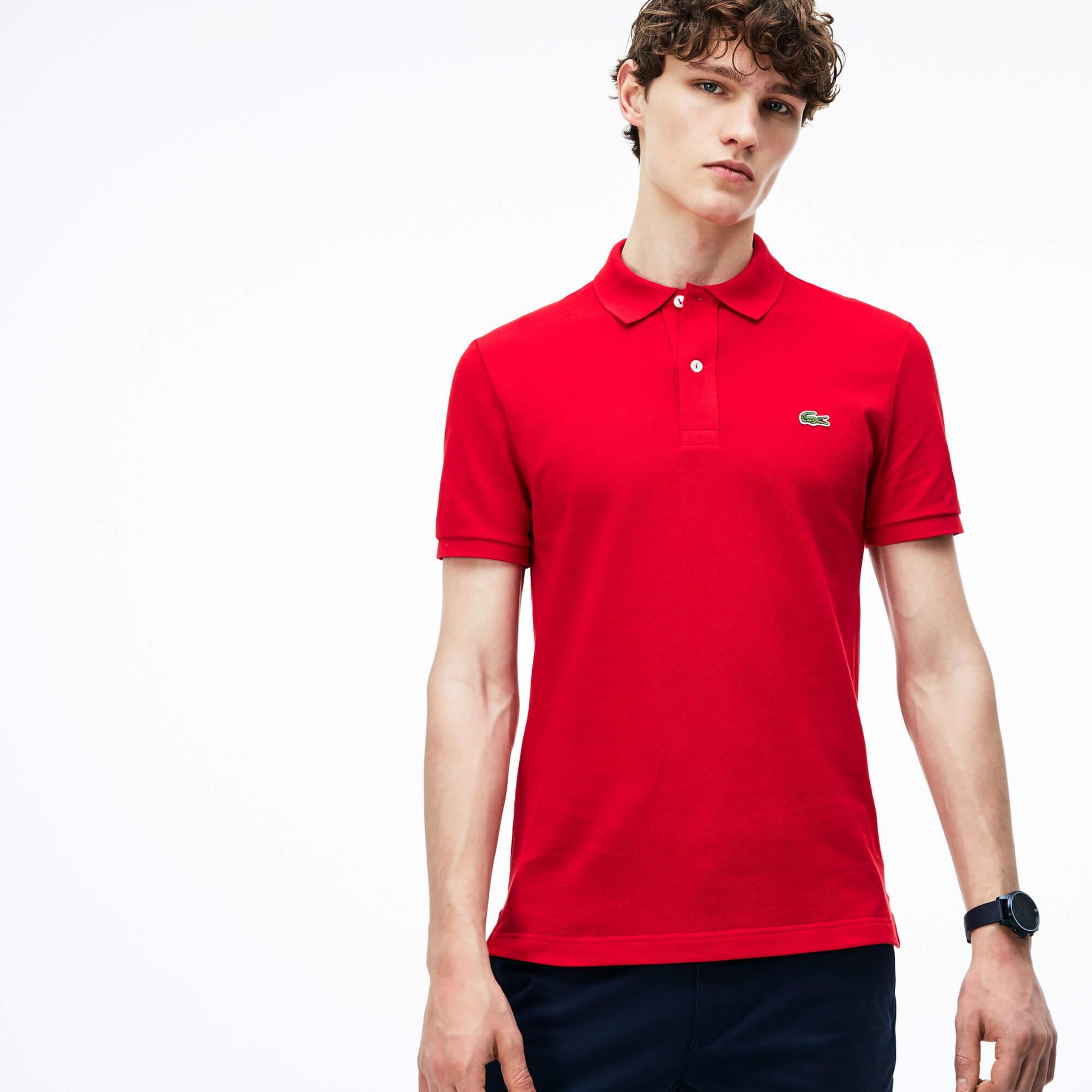 Lacoste L.12.12 Erkek Slim Fit Kırmızı Polo