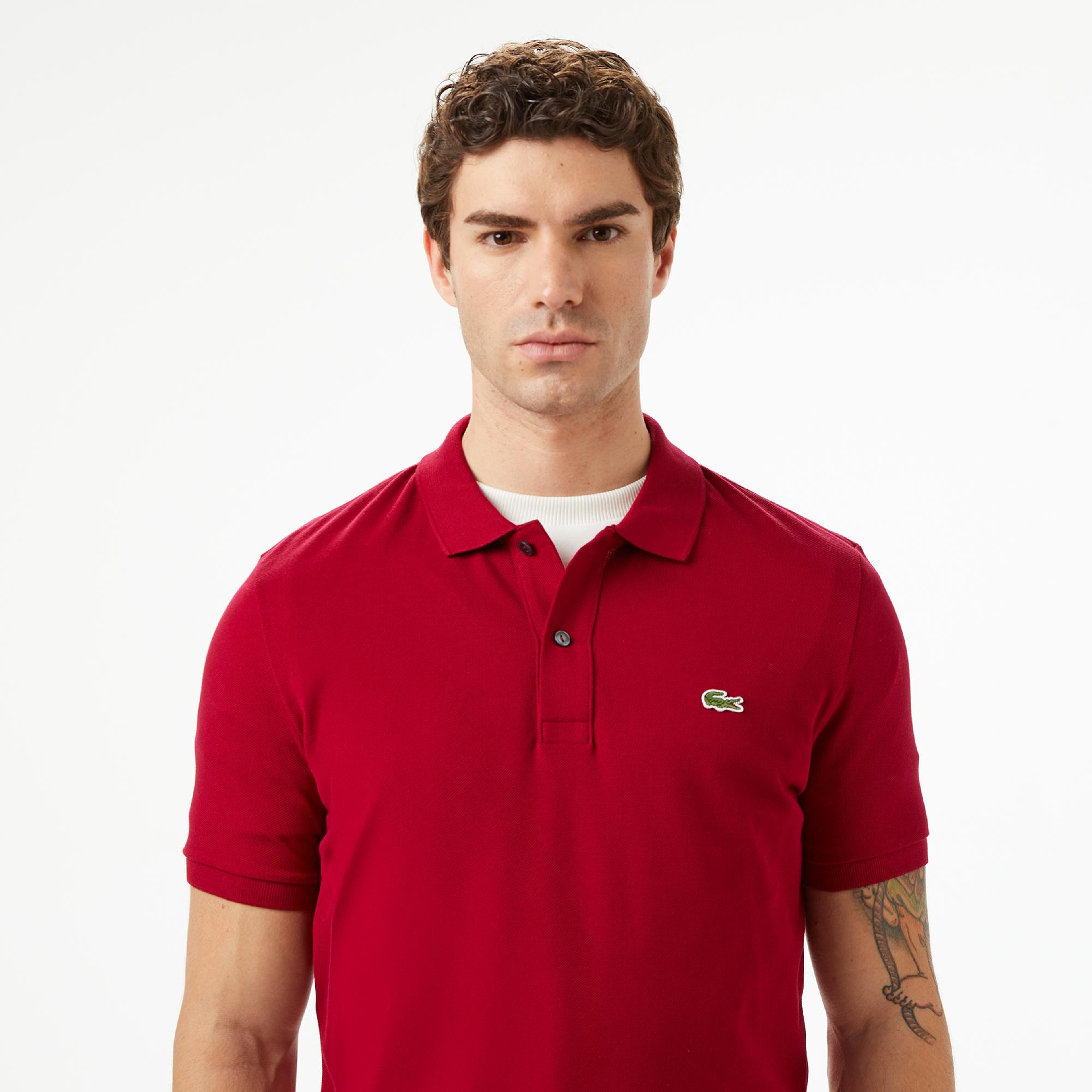 Lacoste L.12.12 Erkek Slim Fit Kırmızı Polo
