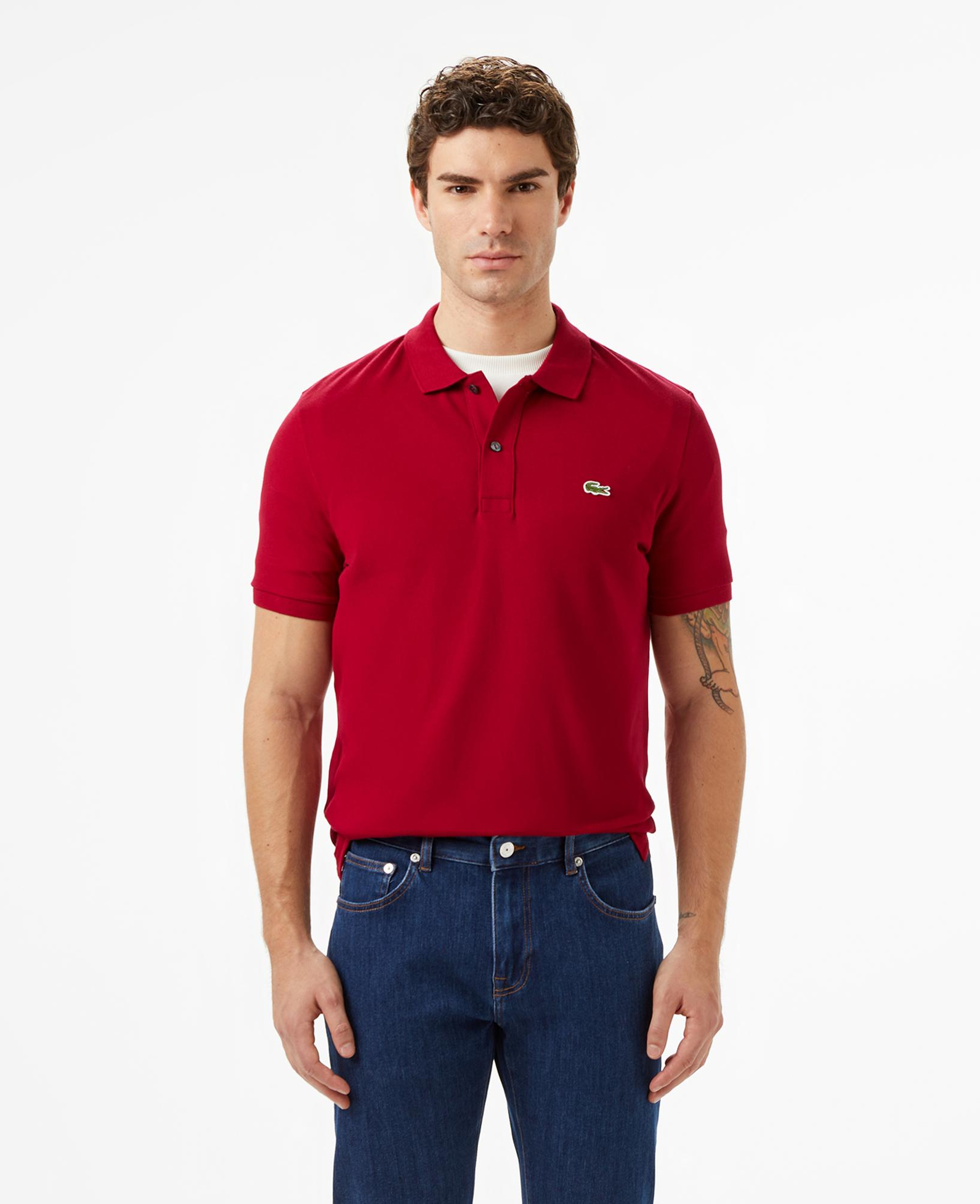 Lacoste L.12.12 Erkek Slim Fit Kırmızı Polo