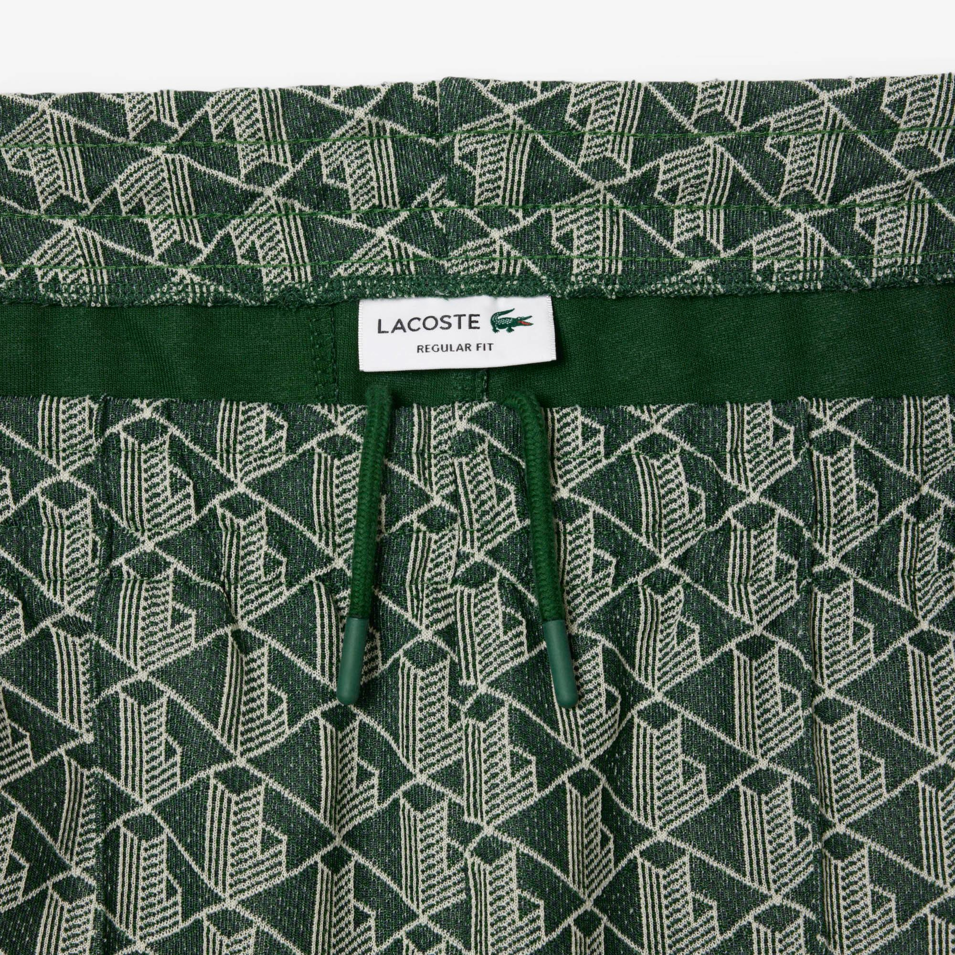 Lacoste Paris Erkek Regular Fit Monogram Yeşil Eşofman Altı